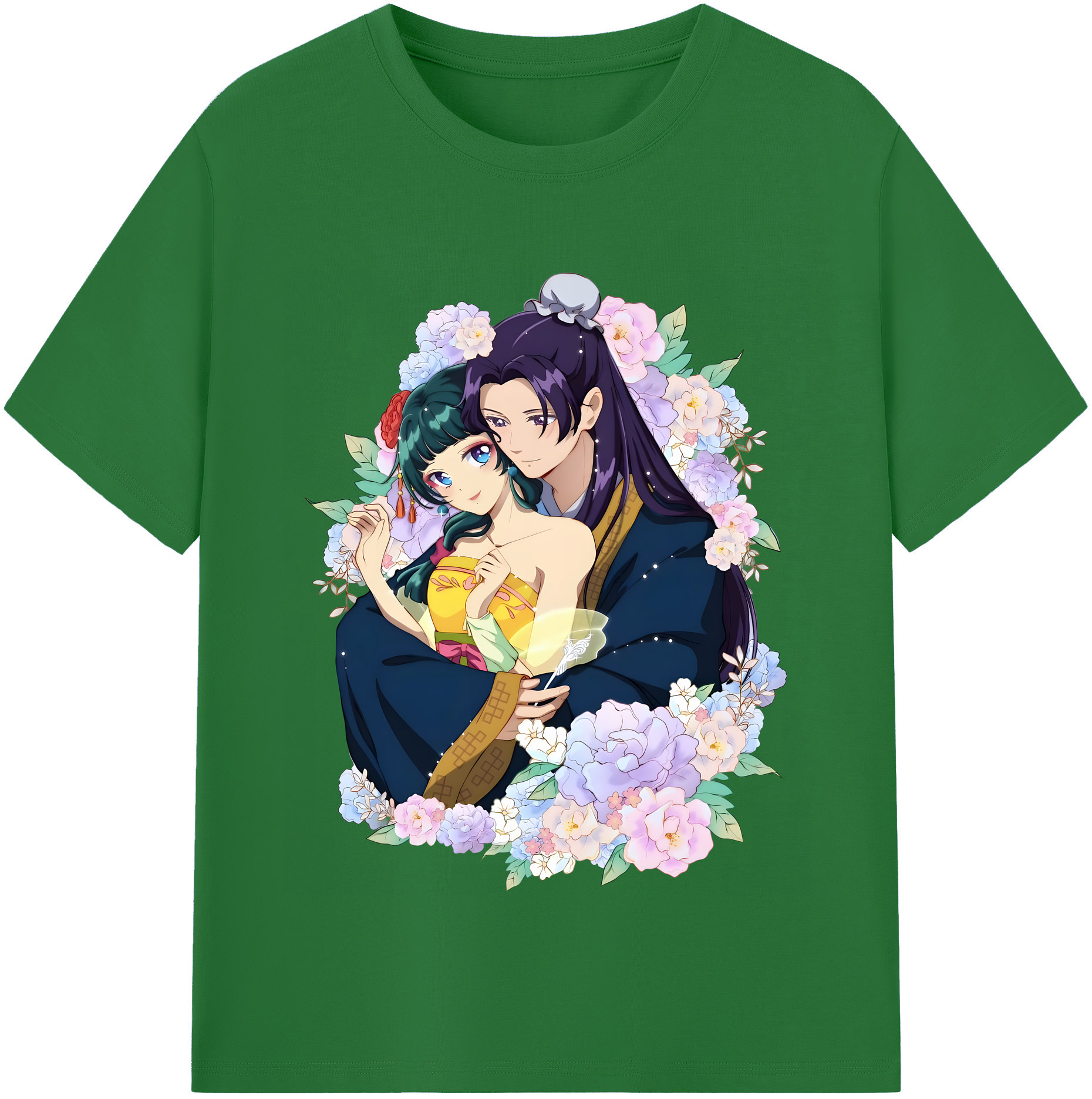 （画像用） 薬屋のひとりごと The Apothecary Diaries 綿100％半袖Tシャツ（フロントプリント）