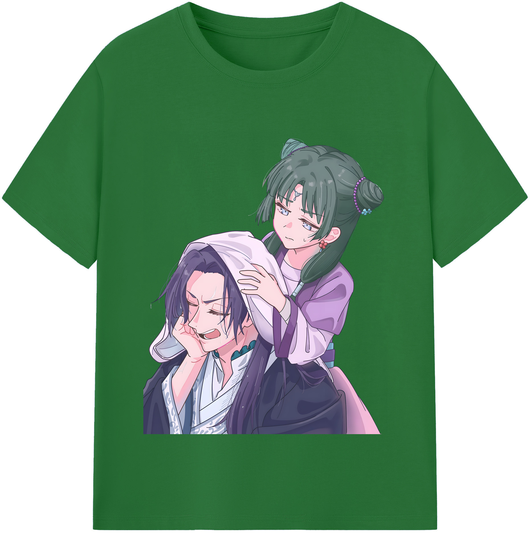 （画像用） 薬屋のひとりごと The Apothecary Diaries 綿100％半袖Tシャツ（フロントプリント）