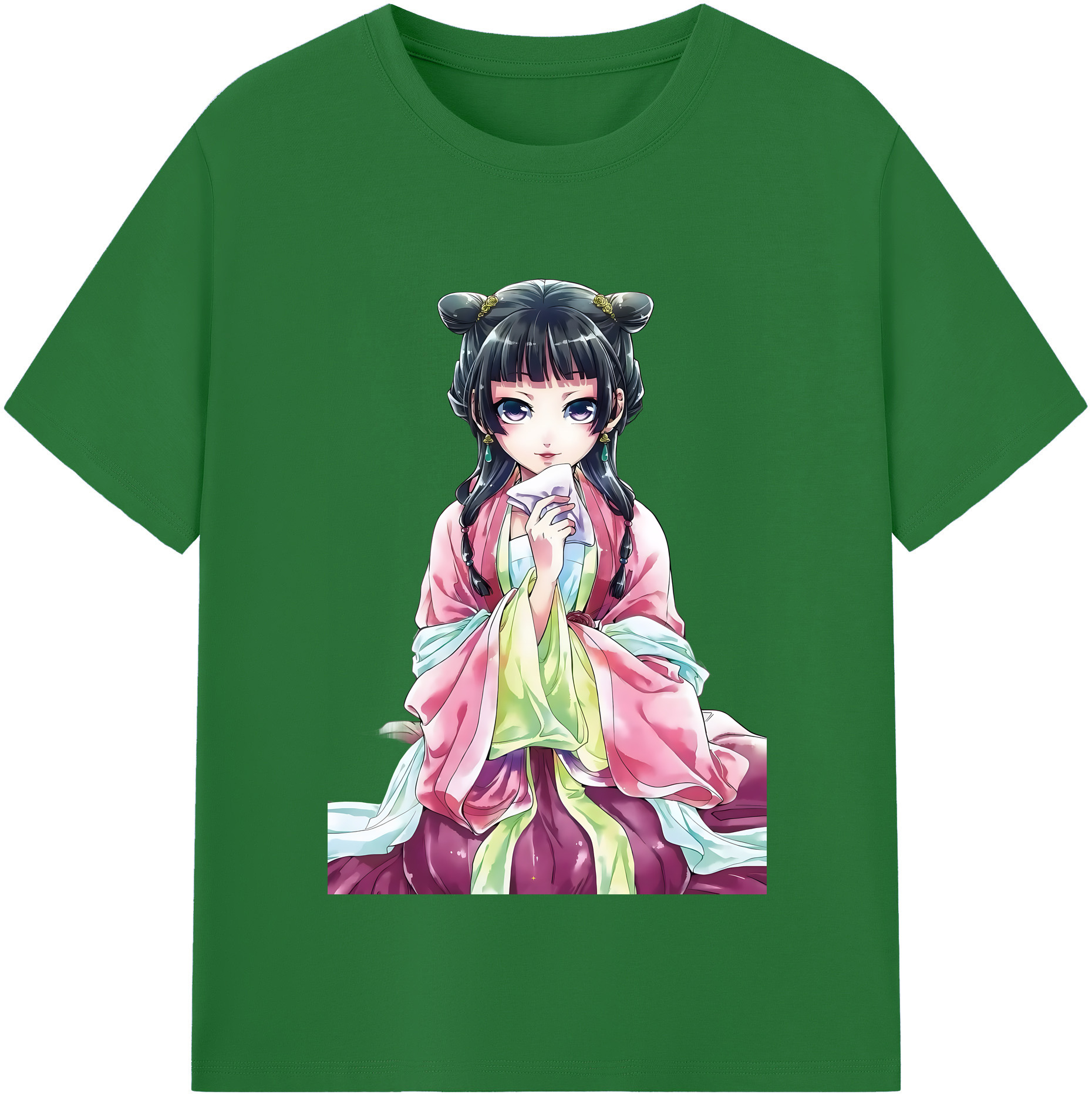 （画像用） 薬屋のひとりごと The Apothecary Diaries 綿100％半袖Tシャツ（フロントプリント）
