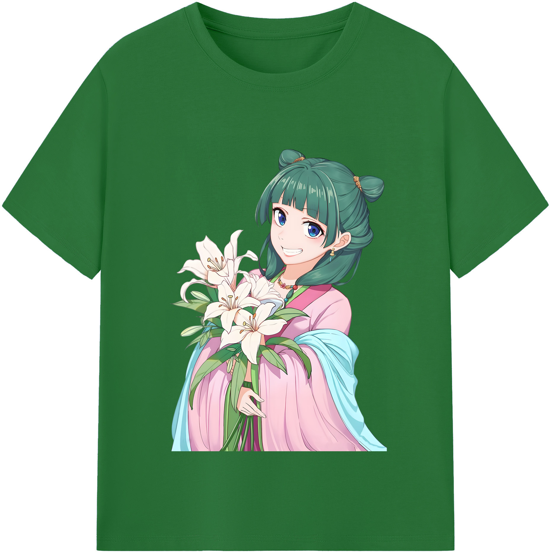 （画像用） 薬屋のひとりごと The Apothecary Diaries 綿100％半袖Tシャツ（フロントプリント）