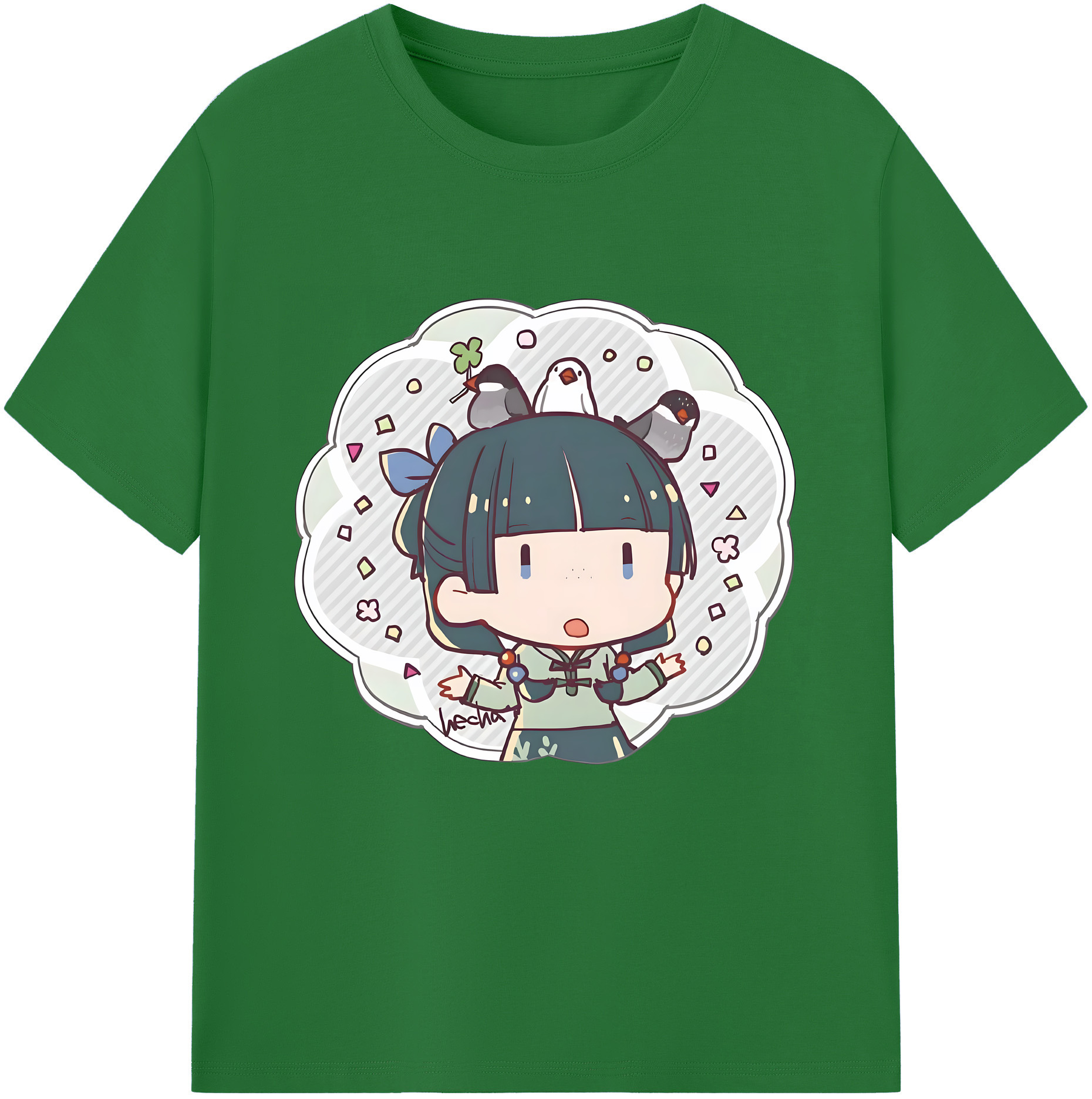 （画像用） 薬屋のひとりごと The Apothecary Diaries 綿100％半袖Tシャツ（フロントプリント）