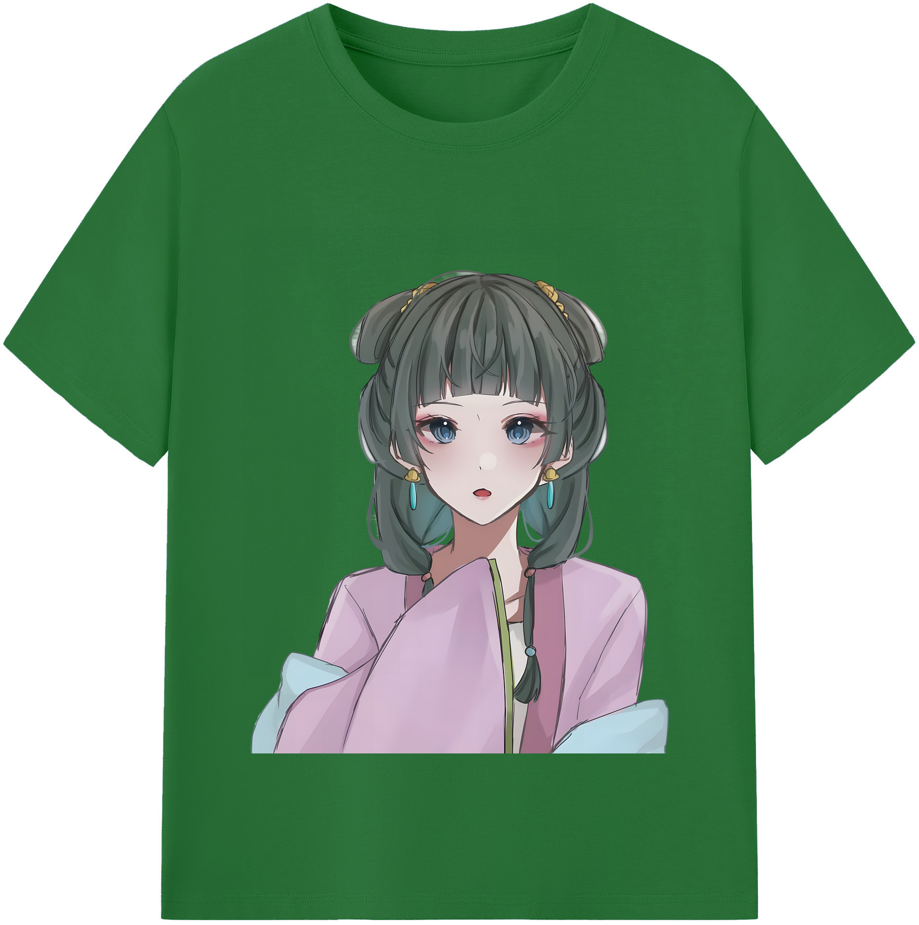 （画像用） 薬屋のひとりごと The Apothecary Diaries 綿100％半袖Tシャツ（フロントプリント）