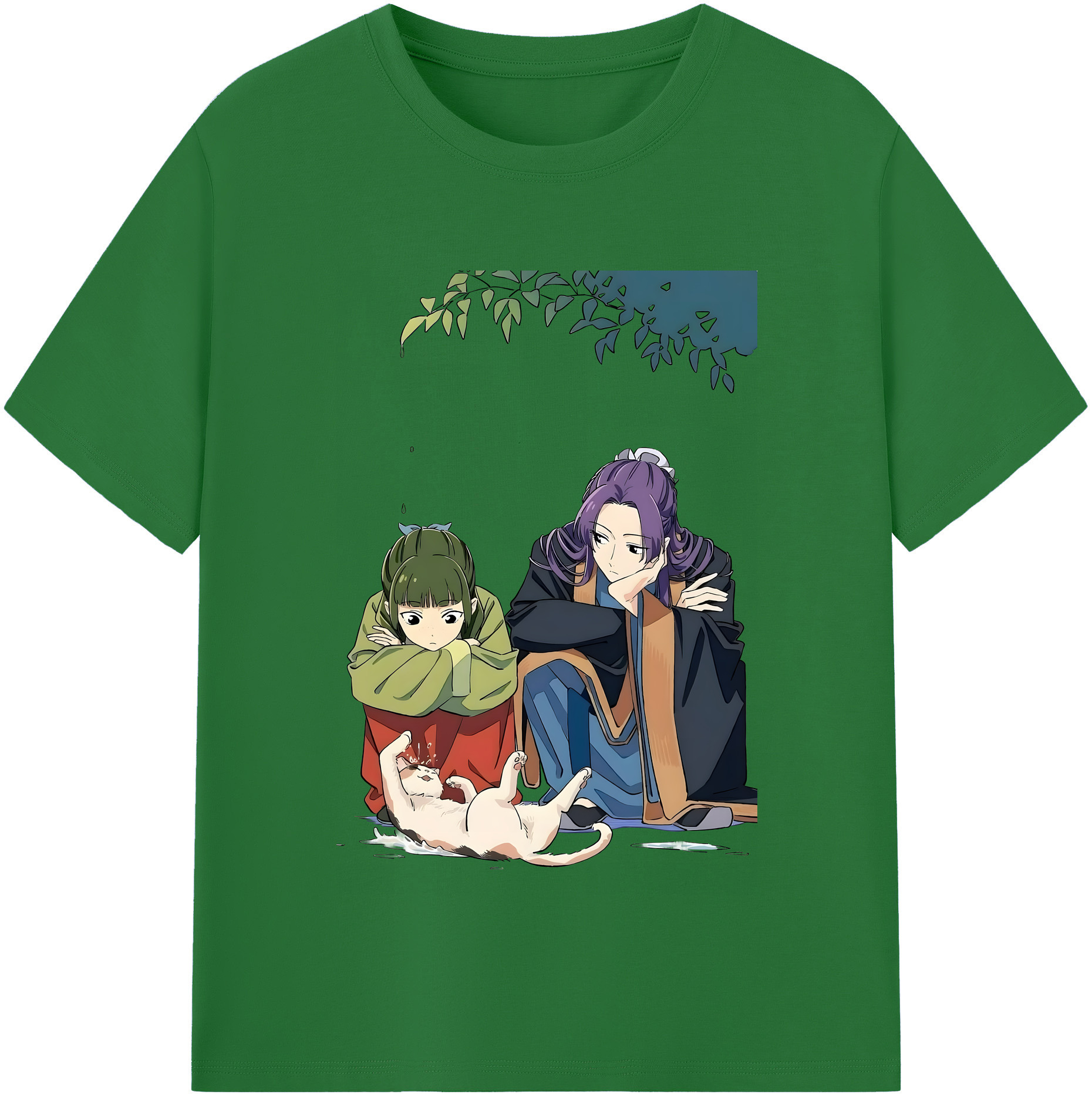 （画像用） 薬屋のひとりごと The Apothecary Diaries 綿100％半袖Tシャツ（フロントプリント）