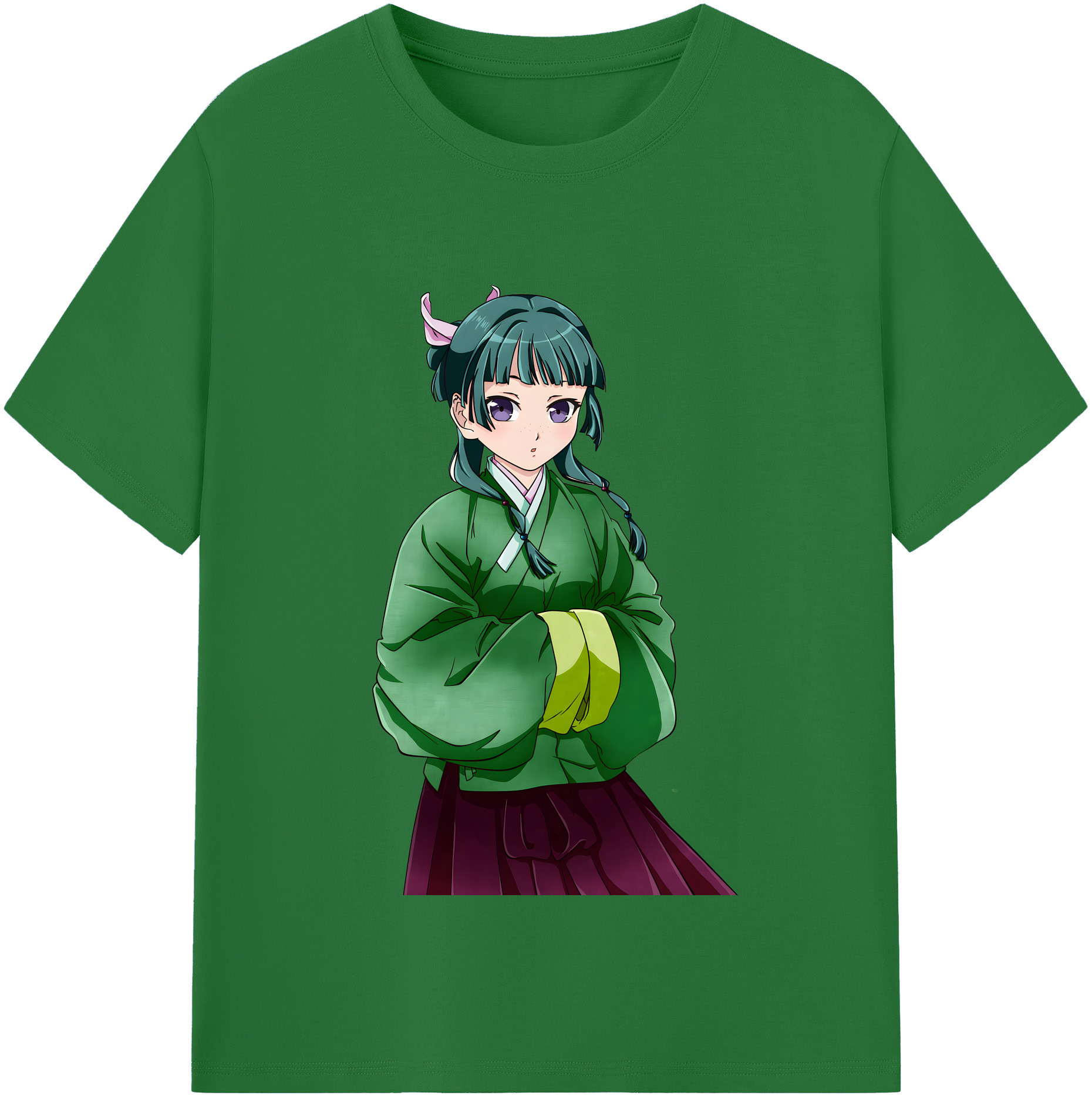 （画像用） 薬屋のひとりごと The Apothecary Diaries 綿100％半袖Tシャツ（フロントプリント）