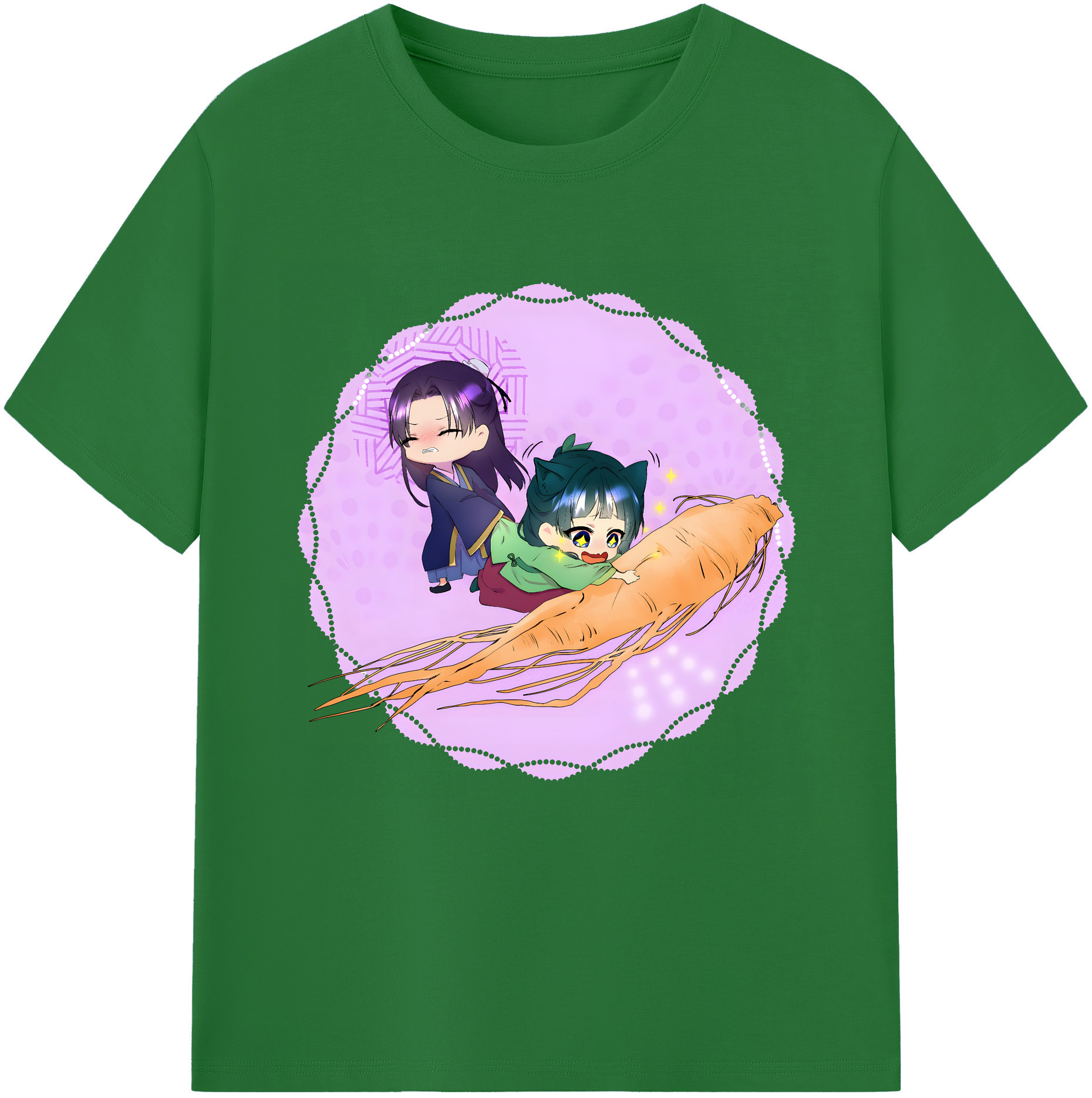 （画像用） 薬屋のひとりごと The Apothecary Diaries 綿100％半袖Tシャツ（フロントプリント）