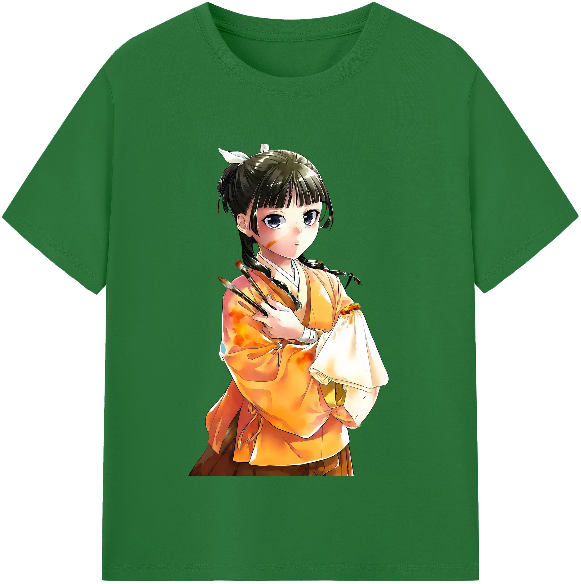 （画像用） 薬屋のひとりごと The Apothecary Diaries 綿100％半袖Tシャツ（フロントプリント）
