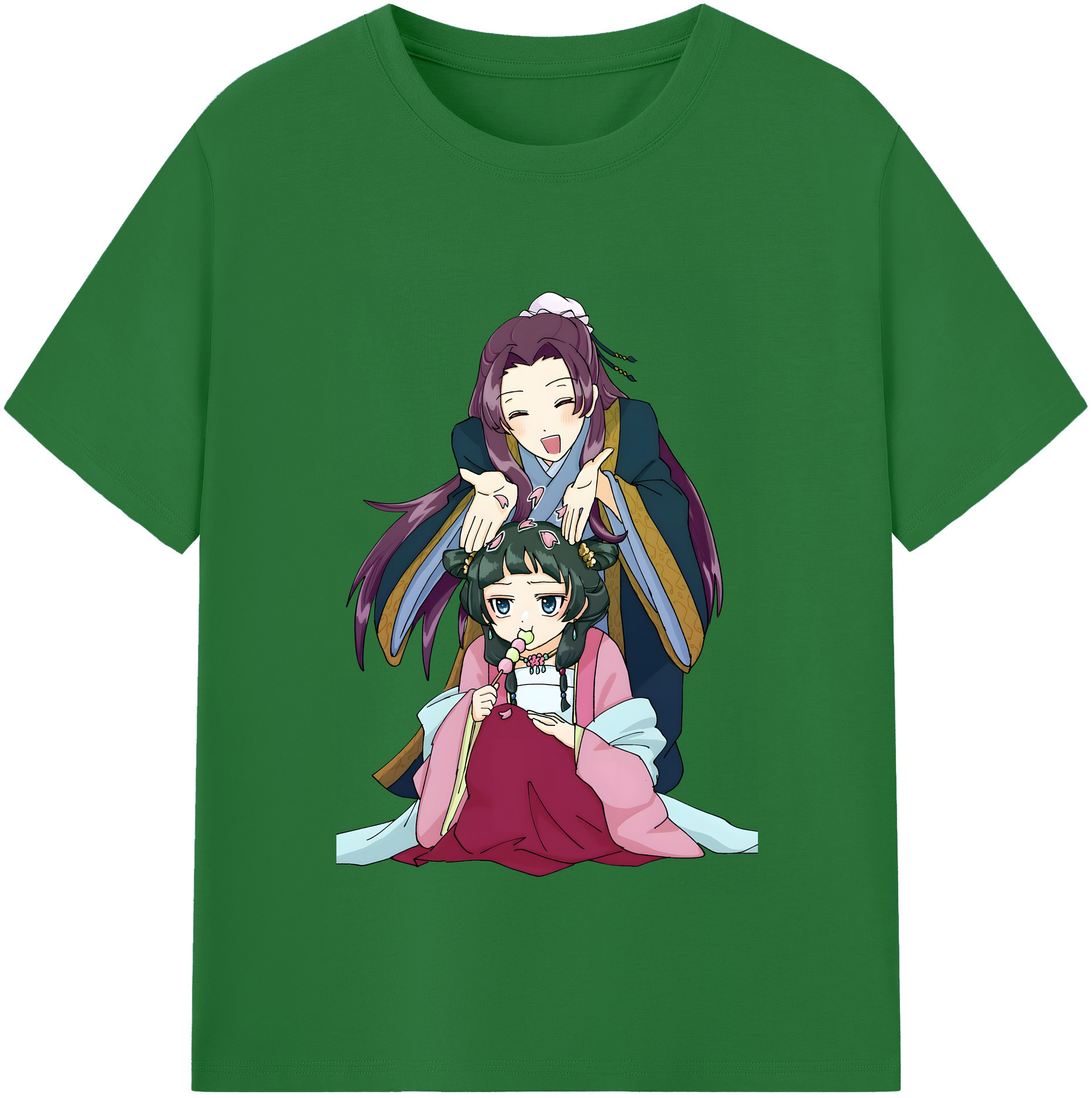 （画像用） 薬屋のひとりごと The Apothecary Diaries 綿100％半袖Tシャツ（フロントプリント）