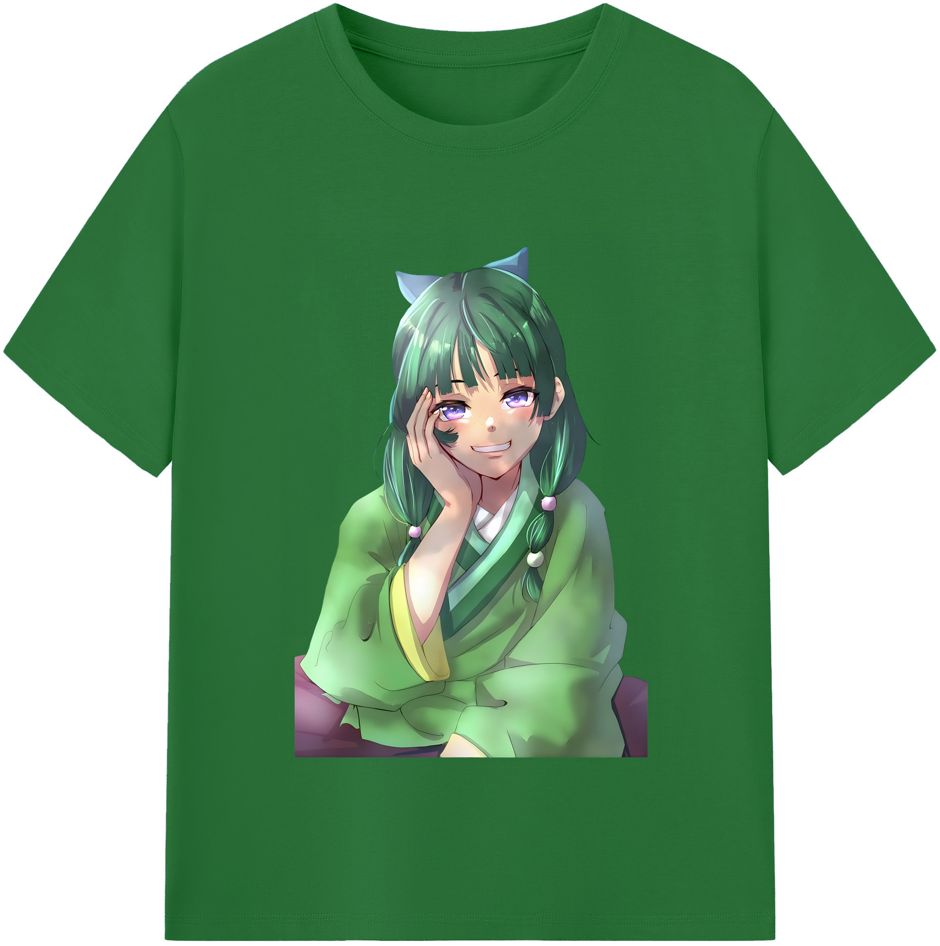 （画像用） 薬屋のひとりごと The Apothecary Diaries 綿100％半袖Tシャツ（フロントプリント）