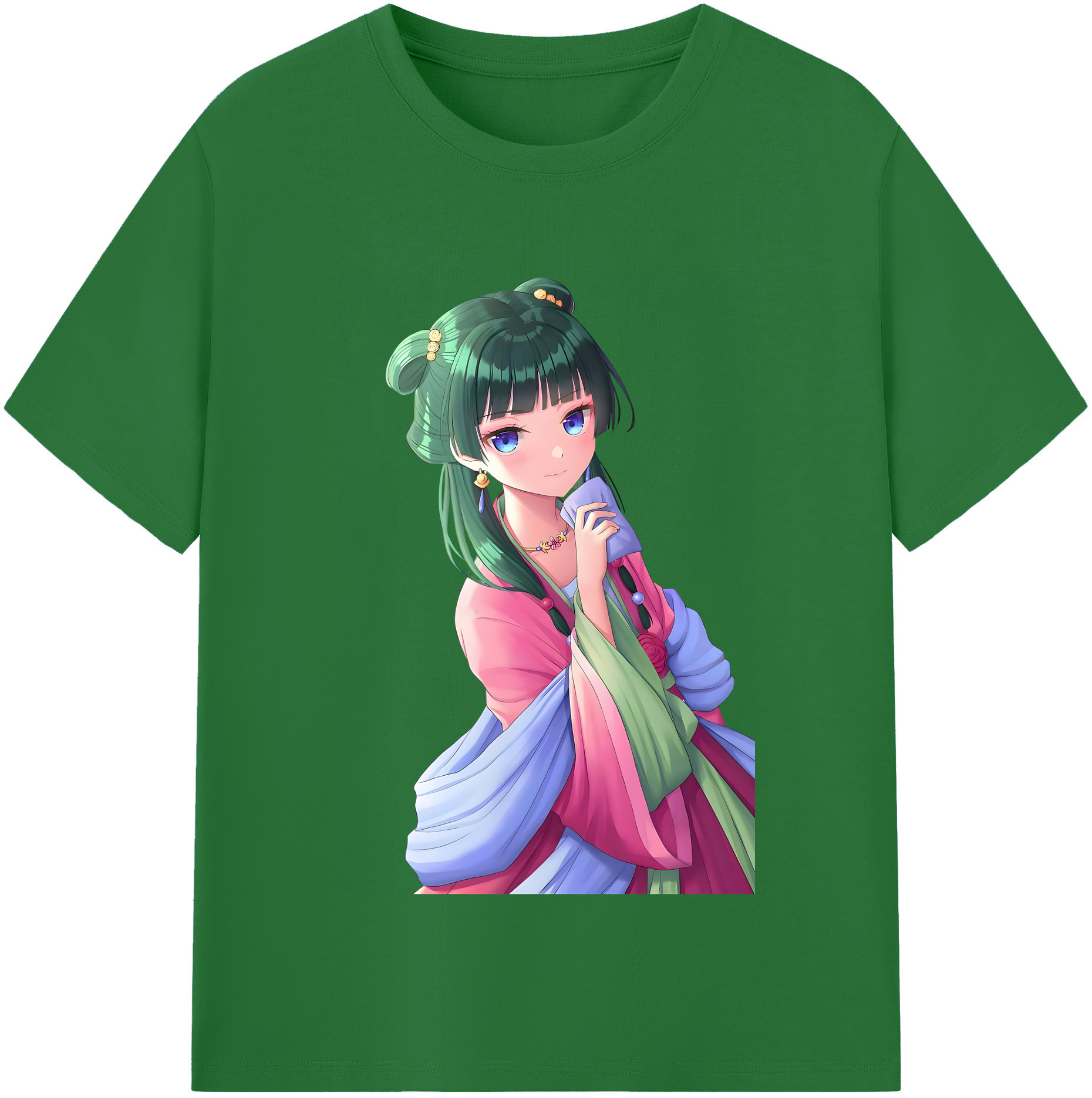 （画像用） 薬屋のひとりごと The Apothecary Diaries 綿100％半袖Tシャツ（フロントプリント）