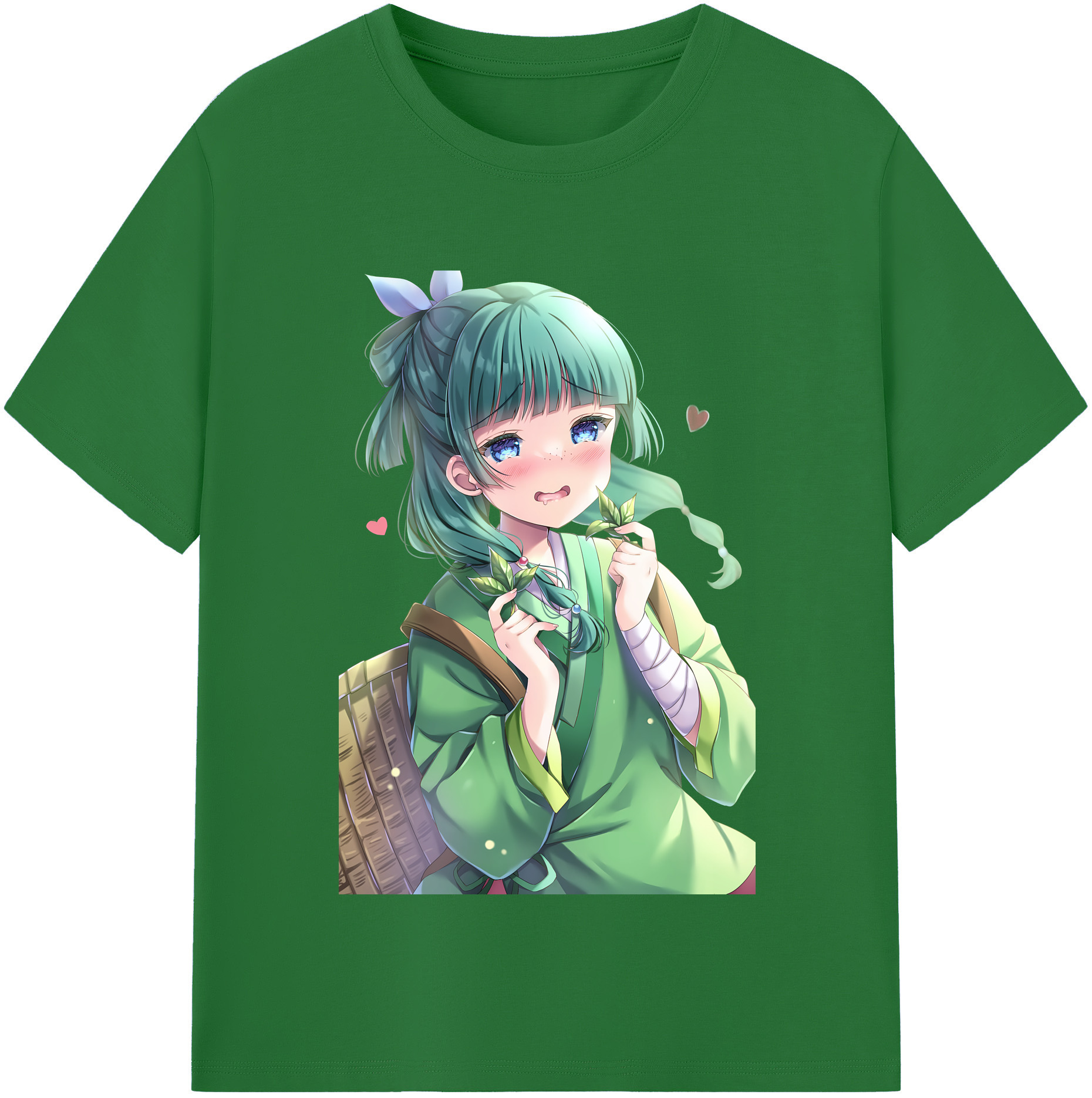 （画像用） 薬屋のひとりごと The Apothecary Diaries 綿100％半袖Tシャツ（フロントプリント）