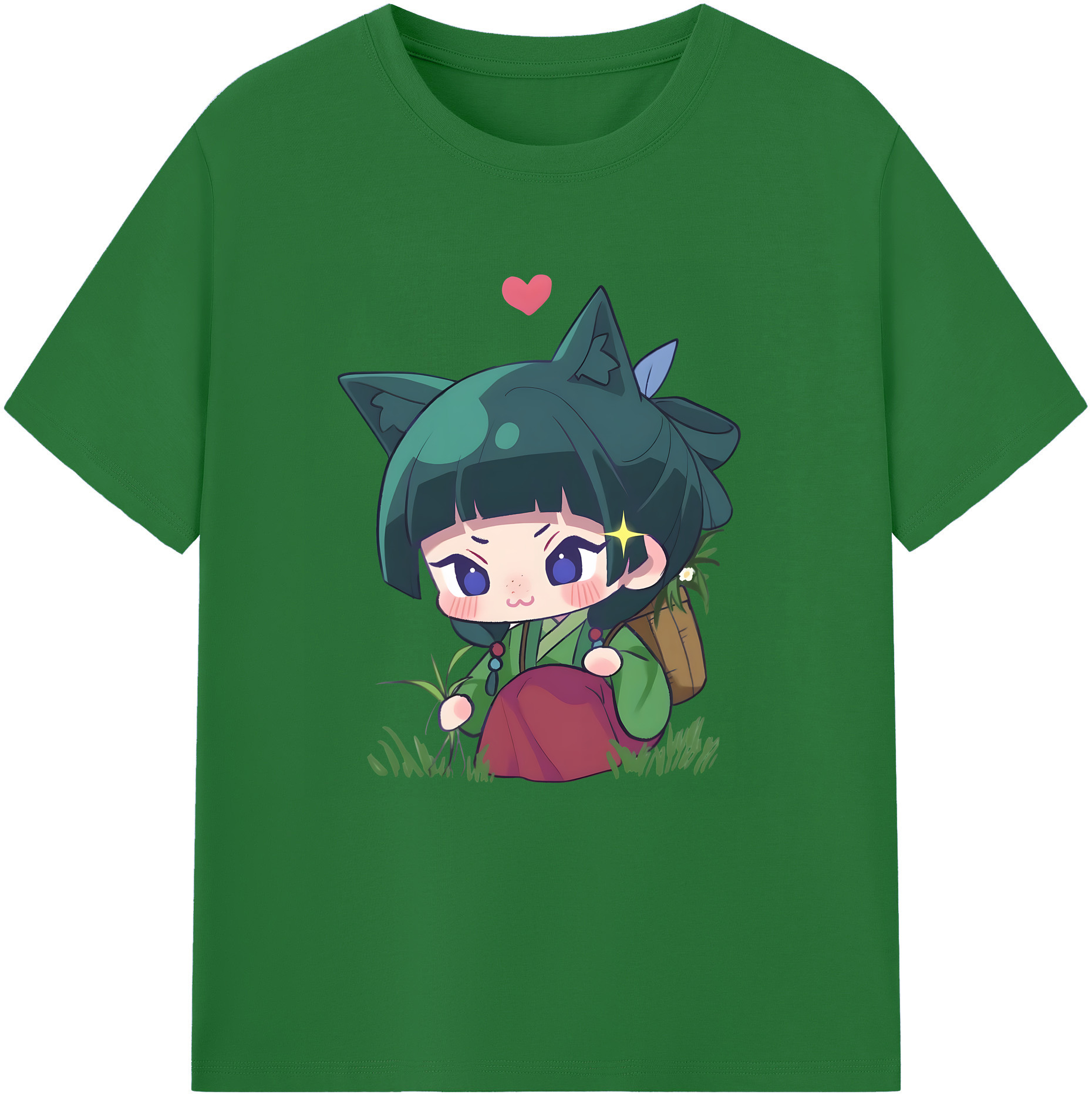 （画像用） 薬屋のひとりごと The Apothecary Diaries 綿100％半袖Tシャツ（フロントプリント）