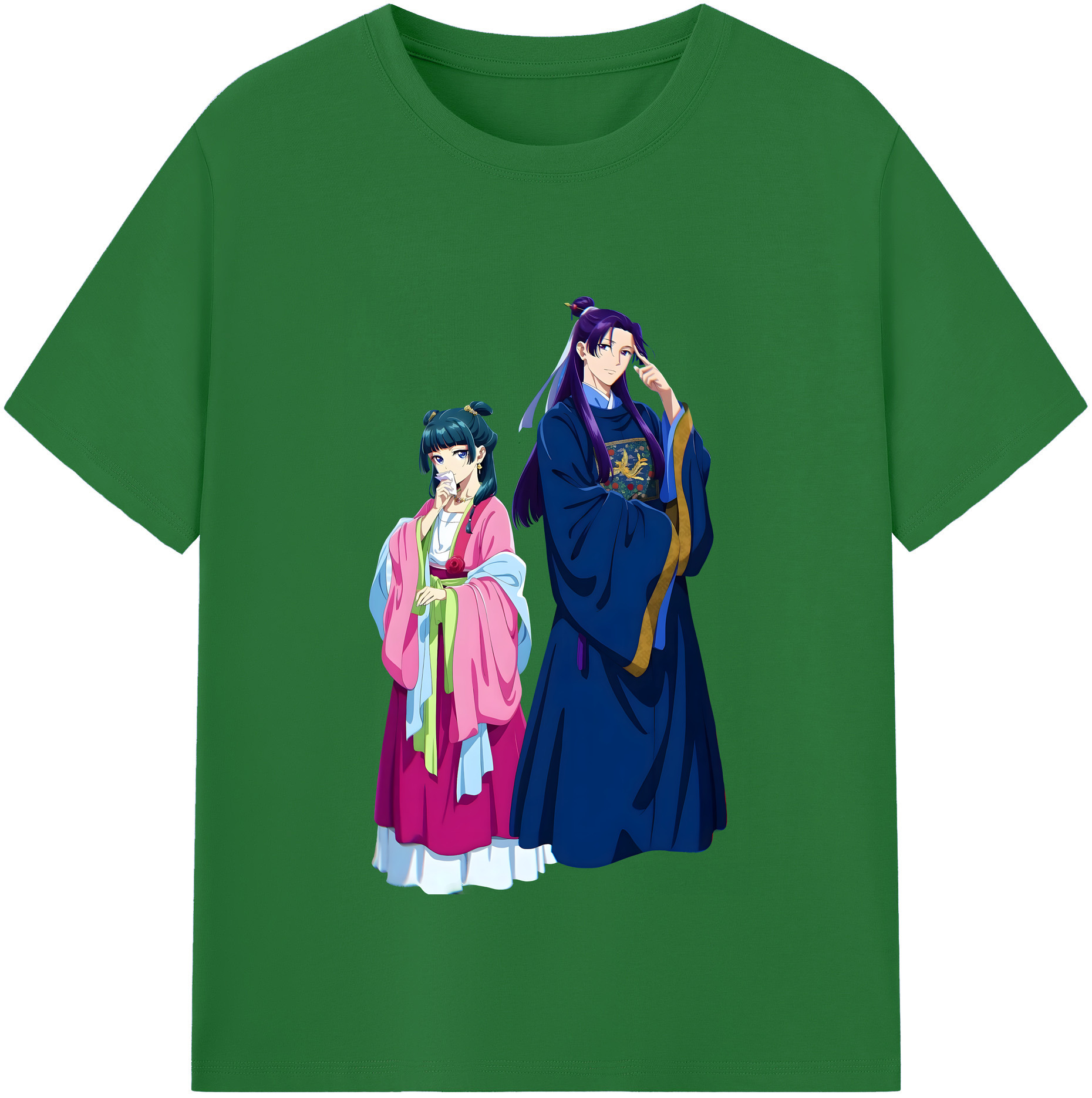 （画像用） 薬屋のひとりごと The Apothecary Diaries 綿100％半袖Tシャツ（フロントプリント）