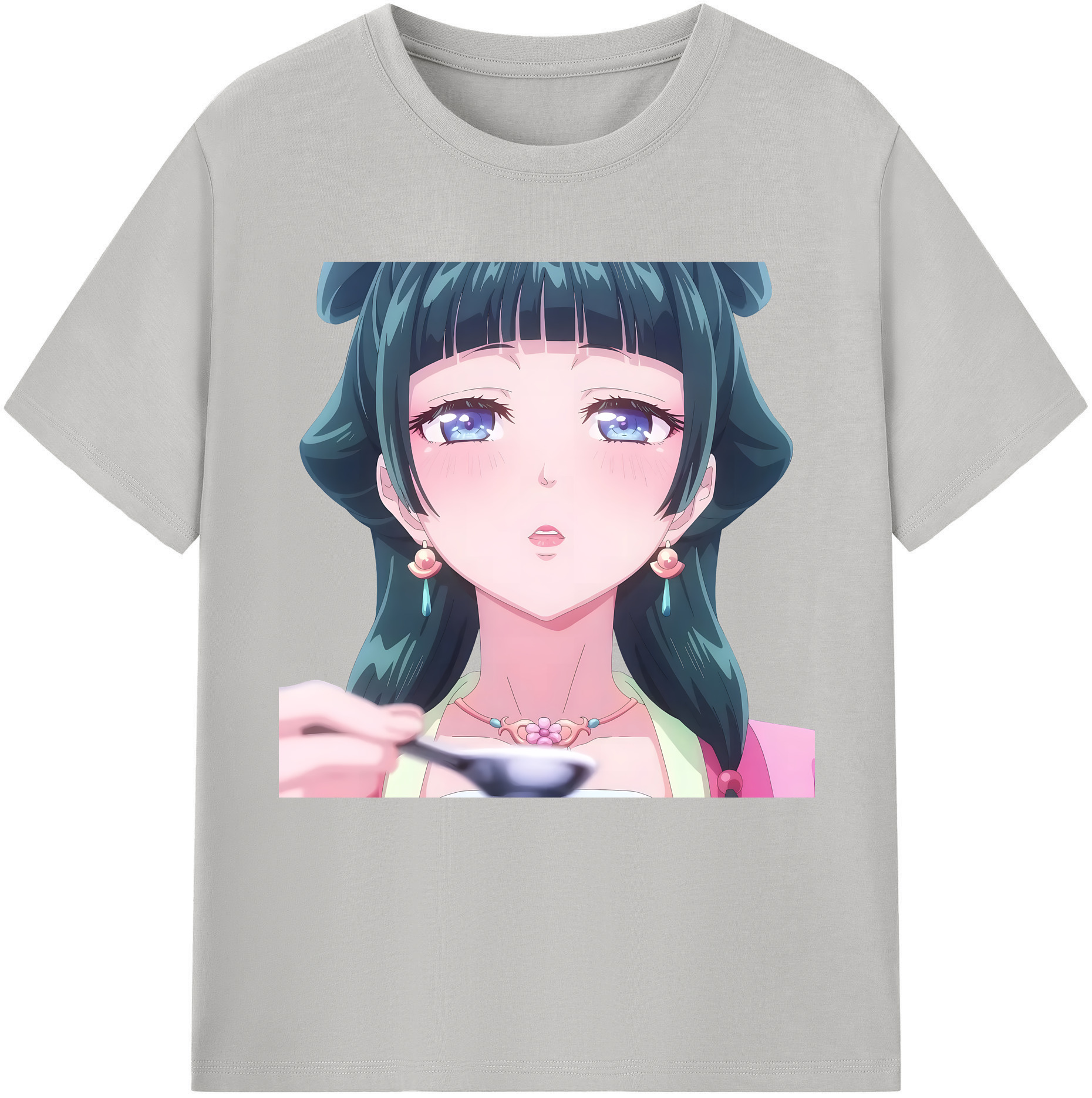 （画像用） 薬屋のひとりごと The Apothecary Diaries 綿100％半袖Tシャツ（フロントプリント）