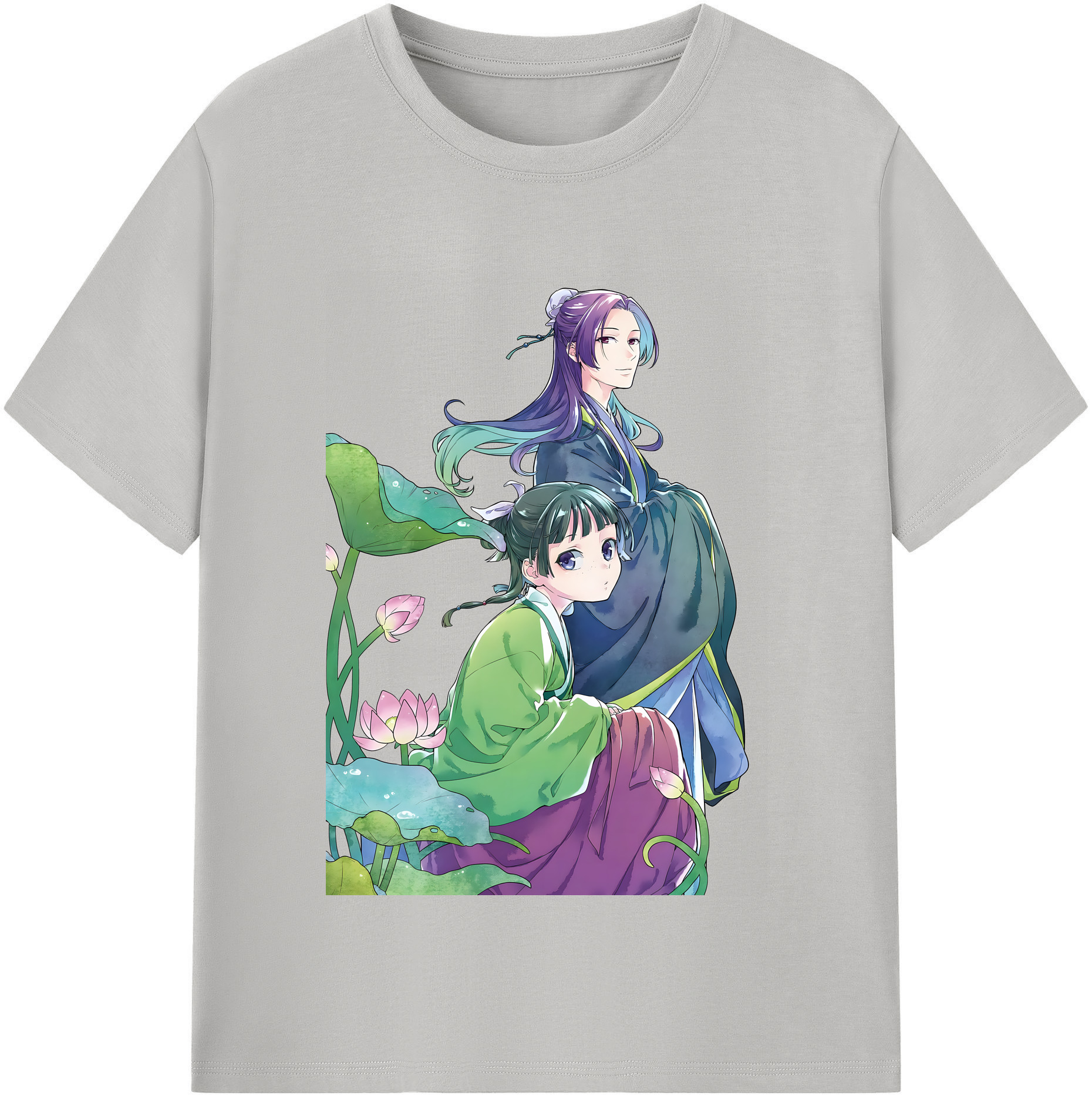 （画像用） 薬屋のひとりごと The Apothecary Diaries 綿100％半袖Tシャツ（フロントプリント）
