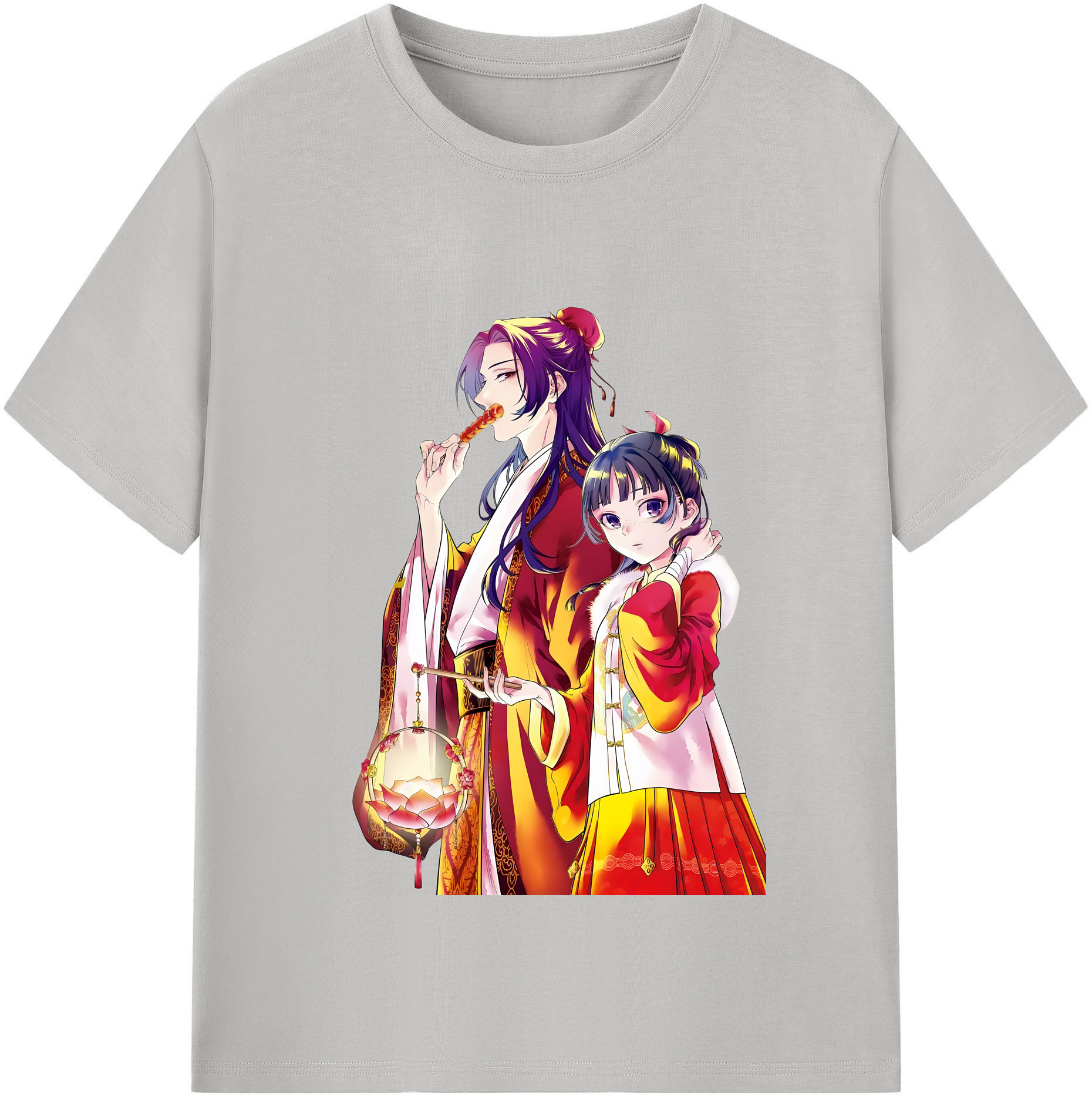 （画像用） 薬屋のひとりごと The Apothecary Diaries 綿100％半袖Tシャツ（フロントプリント）