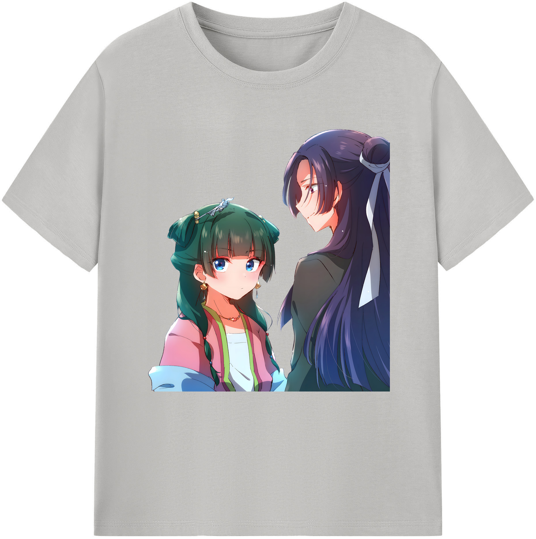 （画像用） 薬屋のひとりごと The Apothecary Diaries 綿100％半袖Tシャツ（フロントプリント）