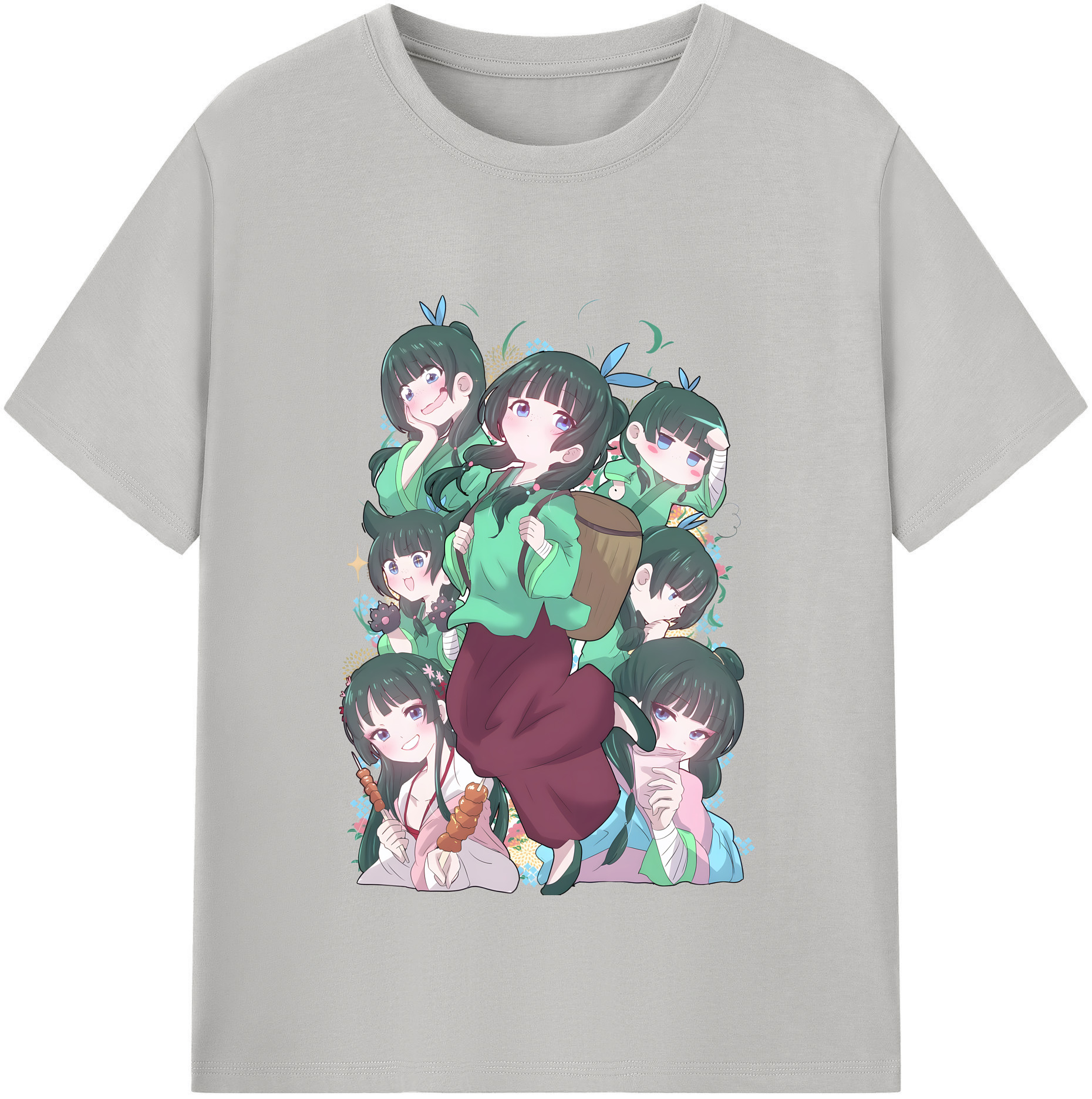 （画像用） 薬屋のひとりごと The Apothecary Diaries 綿100％半袖Tシャツ（フロントプリント）