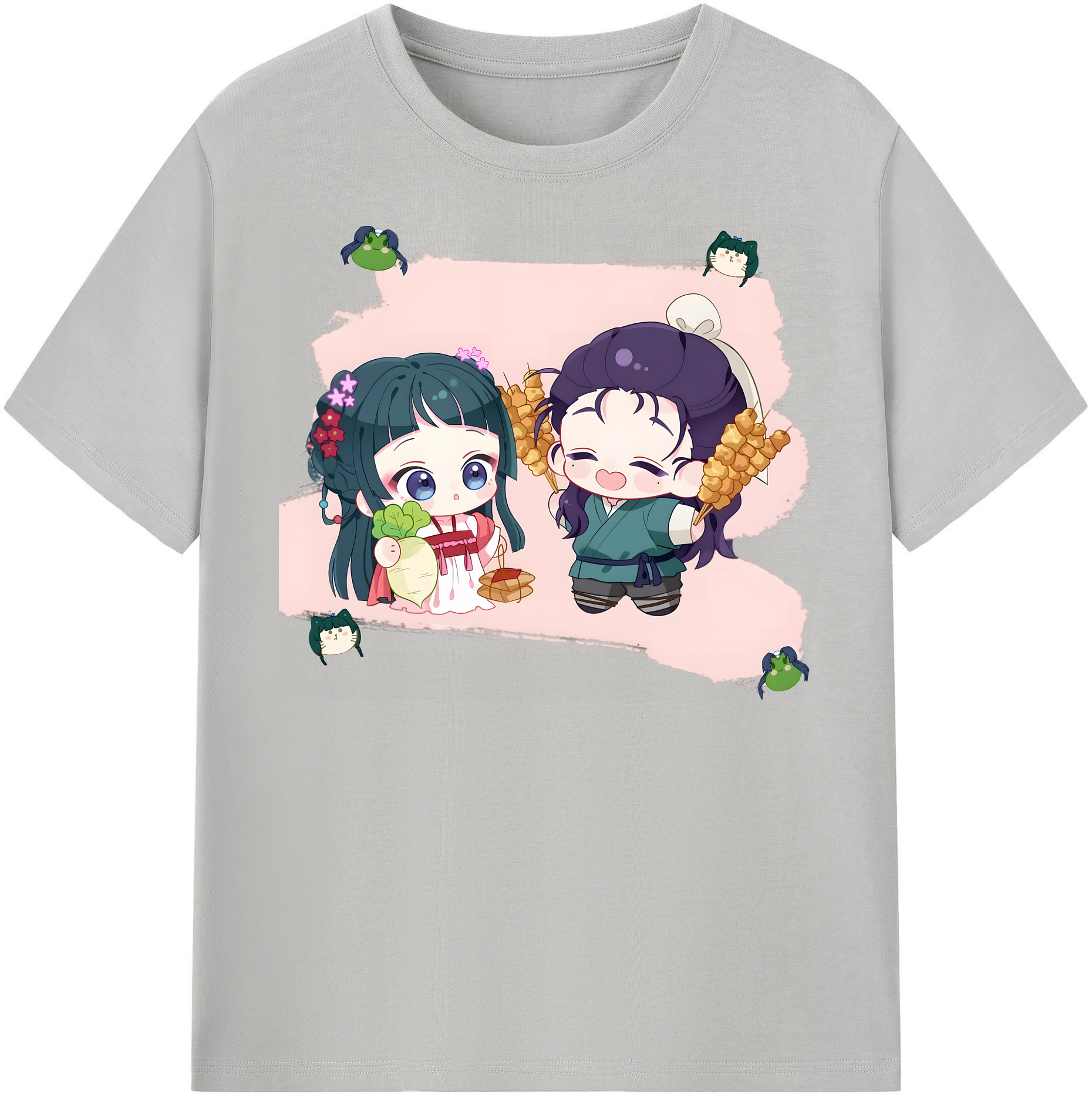 （画像用） 薬屋のひとりごと The Apothecary Diaries 綿100％半袖Tシャツ（フロントプリント）