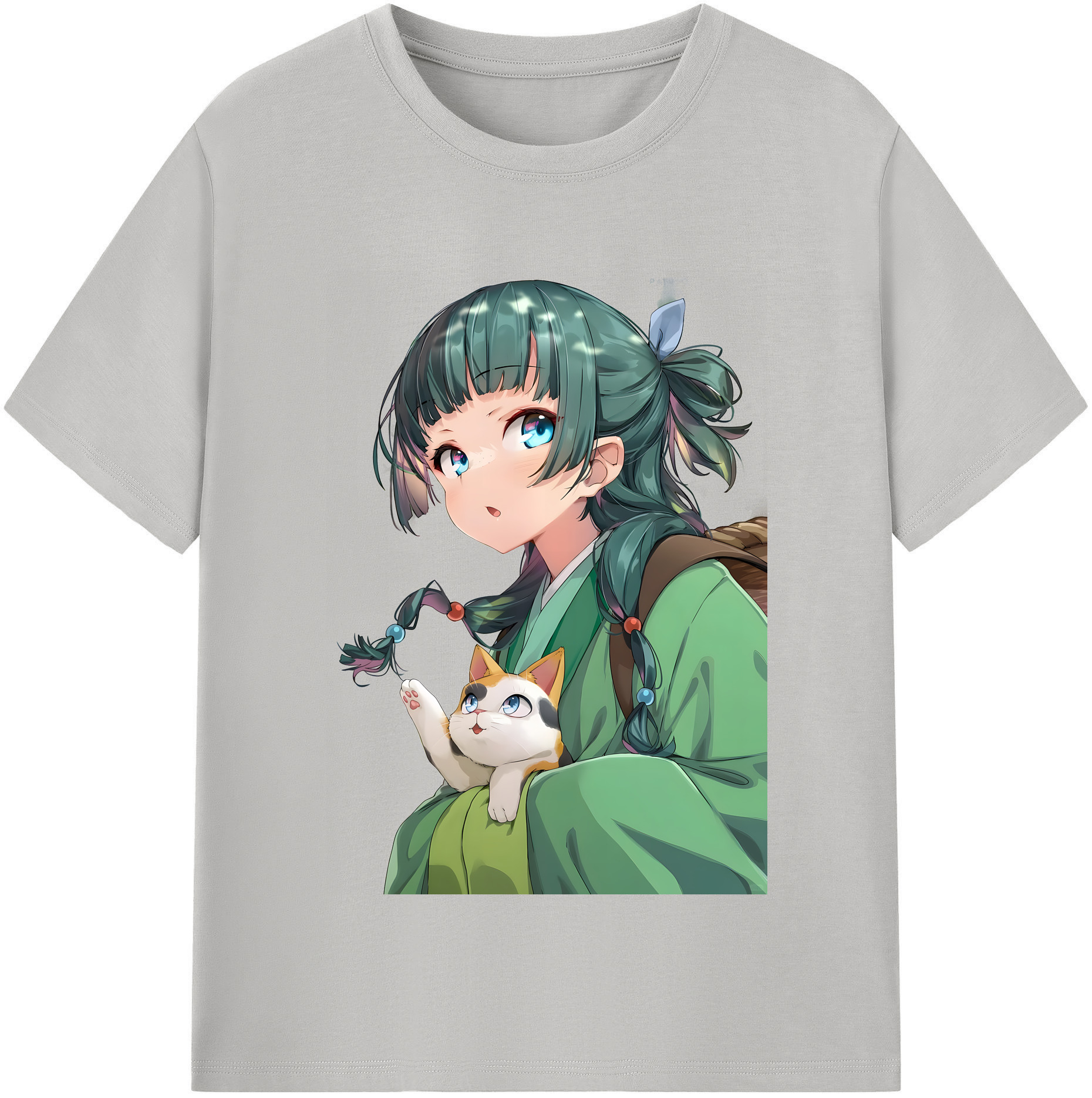 （画像用） 薬屋のひとりごと The Apothecary Diaries 綿100％半袖Tシャツ（フロントプリント）