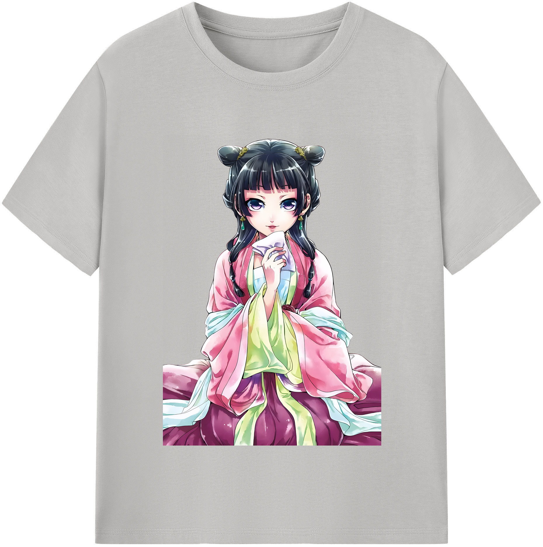 （画像用） 薬屋のひとりごと The Apothecary Diaries 綿100％半袖Tシャツ（フロントプリント）