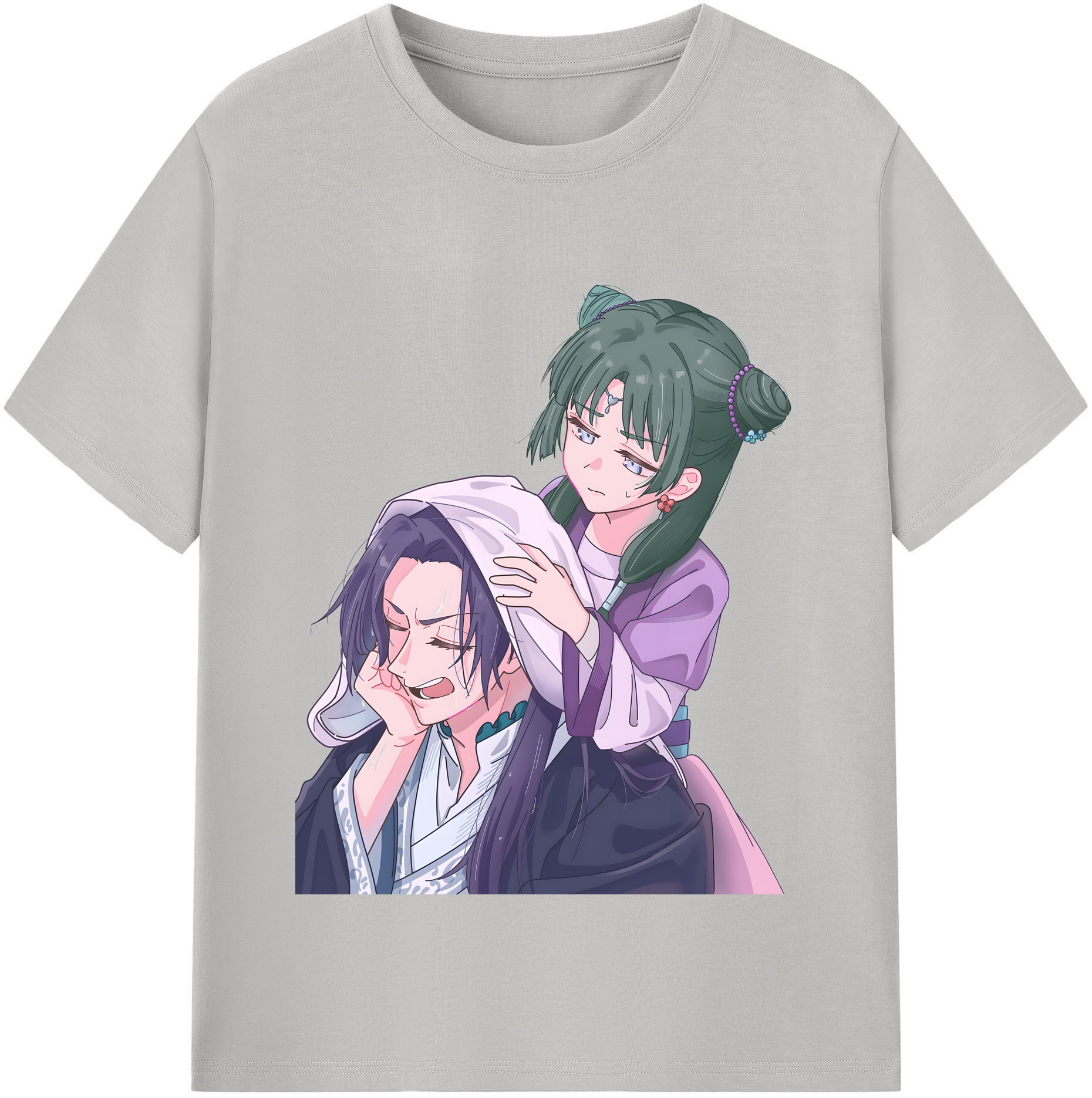 （画像用） 薬屋のひとりごと The Apothecary Diaries 綿100％半袖Tシャツ（フロントプリント）