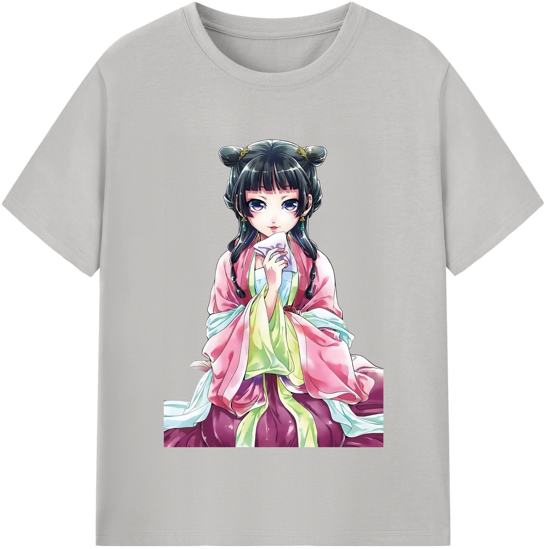 （画像用） 薬屋のひとりごと The Apothecary Diaries 綿100％半袖Tシャツ（フロントプリント）