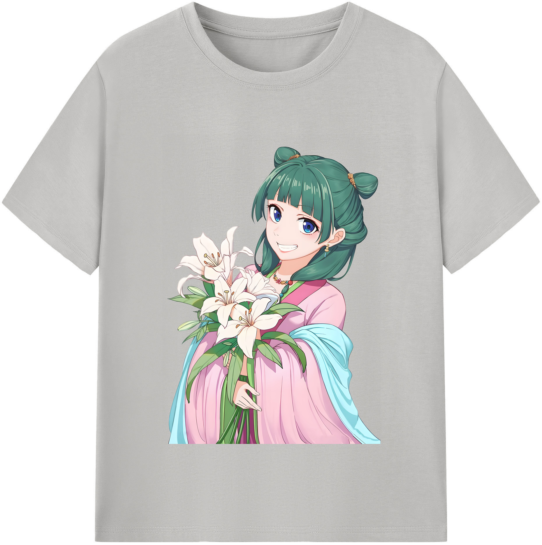 （画像用） 薬屋のひとりごと The Apothecary Diaries 綿100％半袖Tシャツ（フロントプリント）