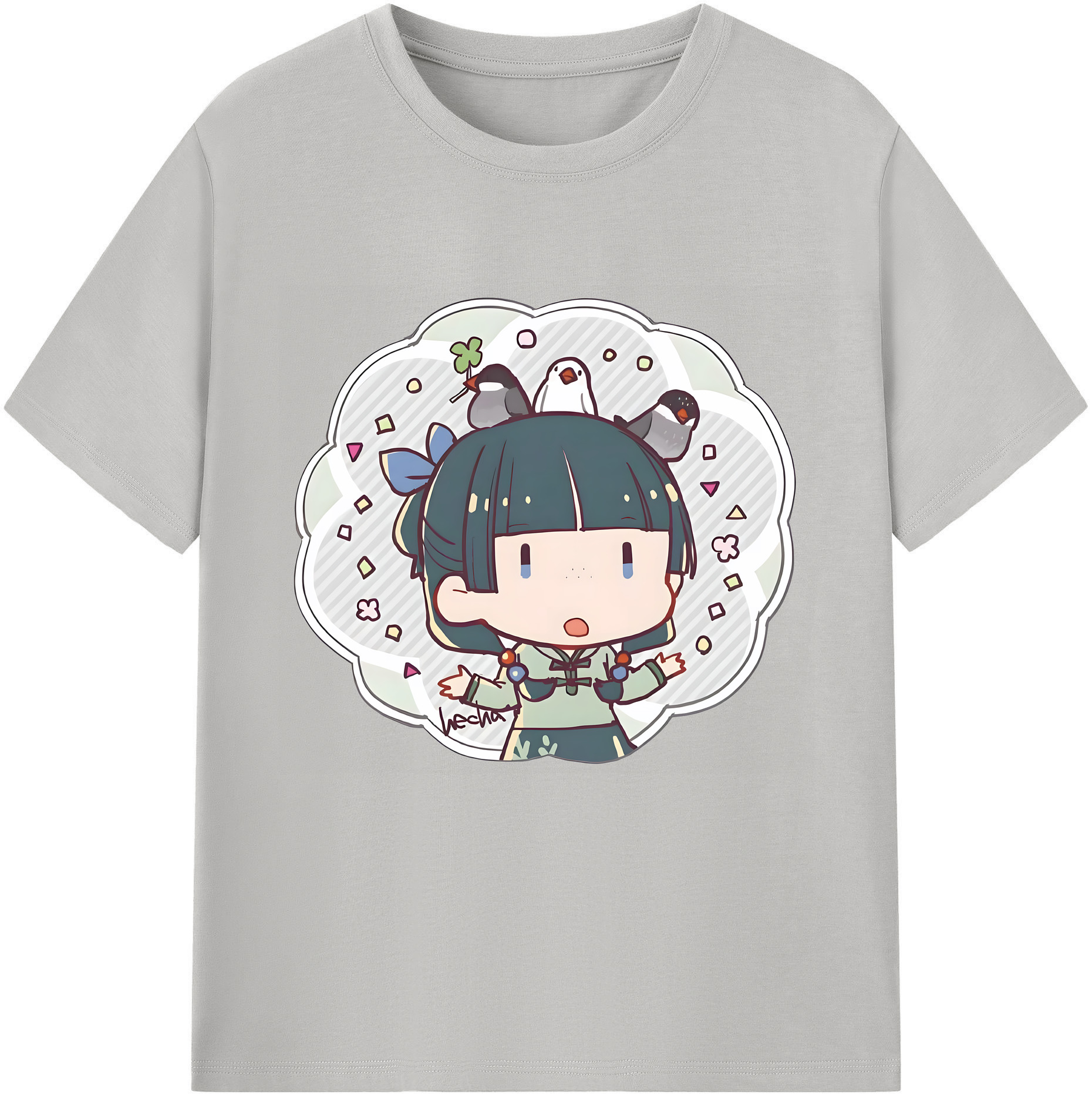 （画像用） 薬屋のひとりごと The Apothecary Diaries 綿100％半袖Tシャツ（フロントプリント）
