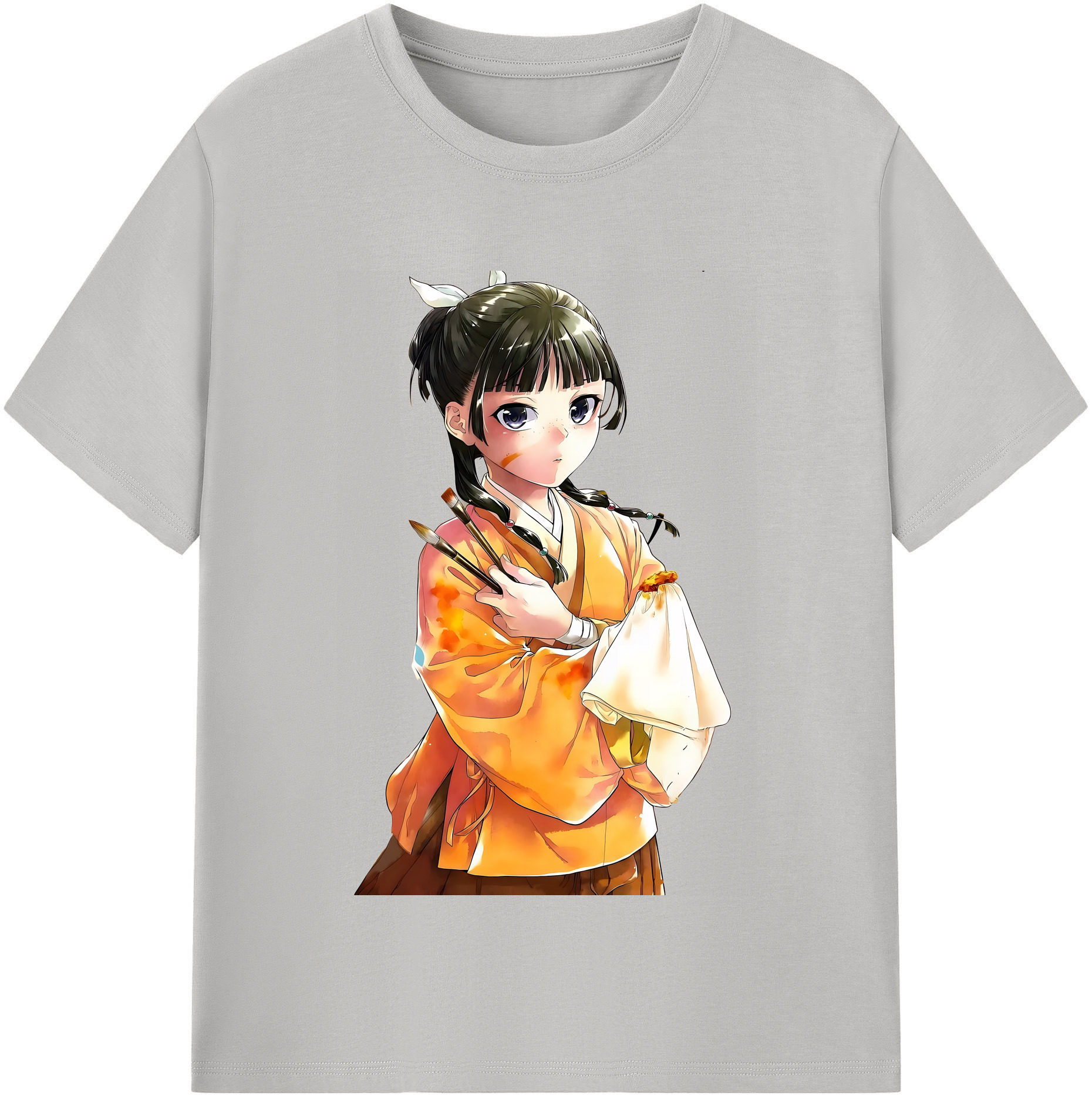 （画像用） 薬屋のひとりごと The Apothecary Diaries 綿100％半袖Tシャツ（フロントプリント）