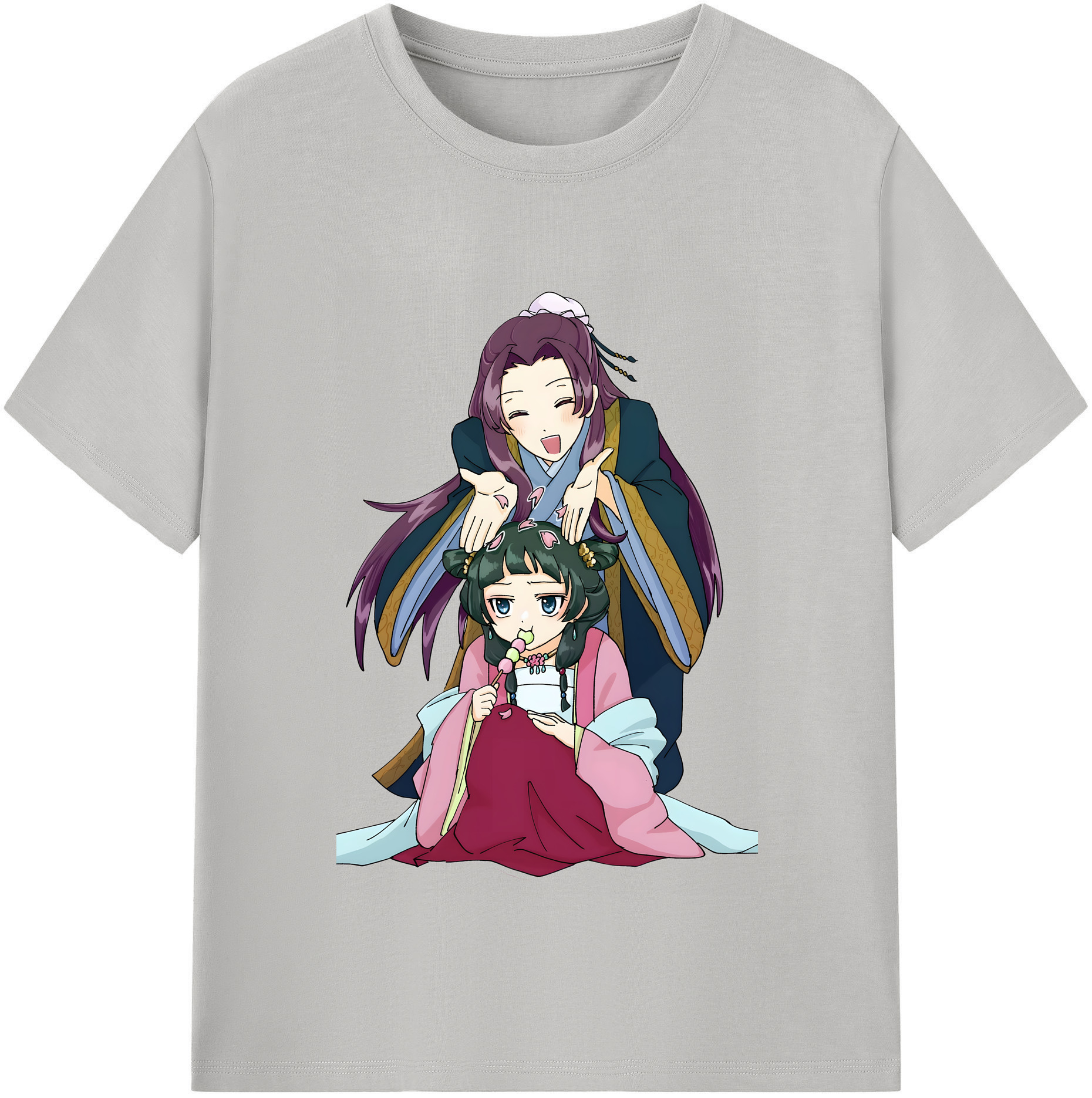 （画像用） 薬屋のひとりごと The Apothecary Diaries 綿100％半袖Tシャツ（フロントプリント）