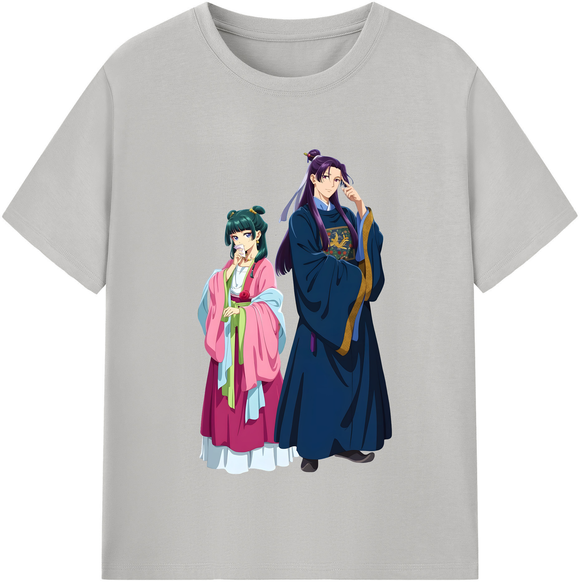 （画像用） 薬屋のひとりごと The Apothecary Diaries 綿100％半袖Tシャツ（フロントプリント）