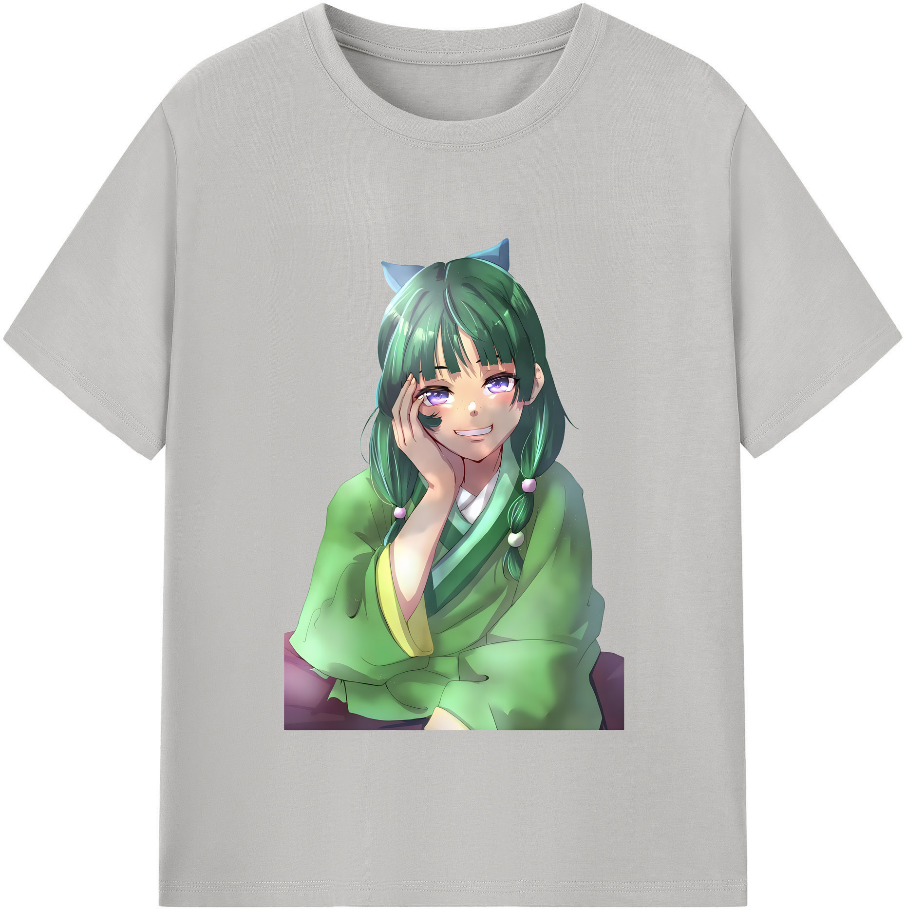 （画像用） 薬屋のひとりごと The Apothecary Diaries 綿100％半袖Tシャツ（フロントプリント）