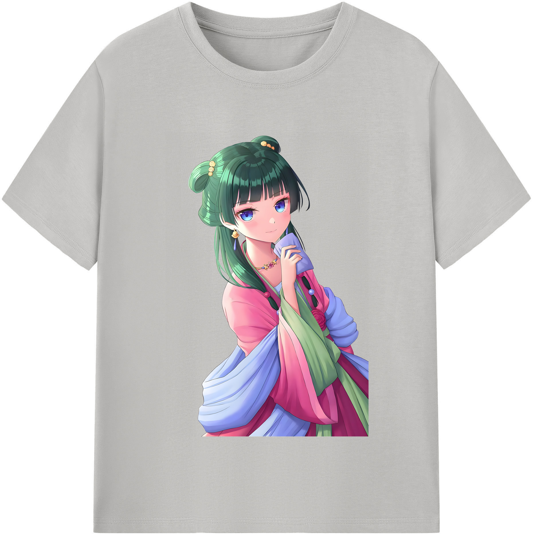 （画像用） 薬屋のひとりごと The Apothecary Diaries 綿100％半袖Tシャツ（フロントプリント）