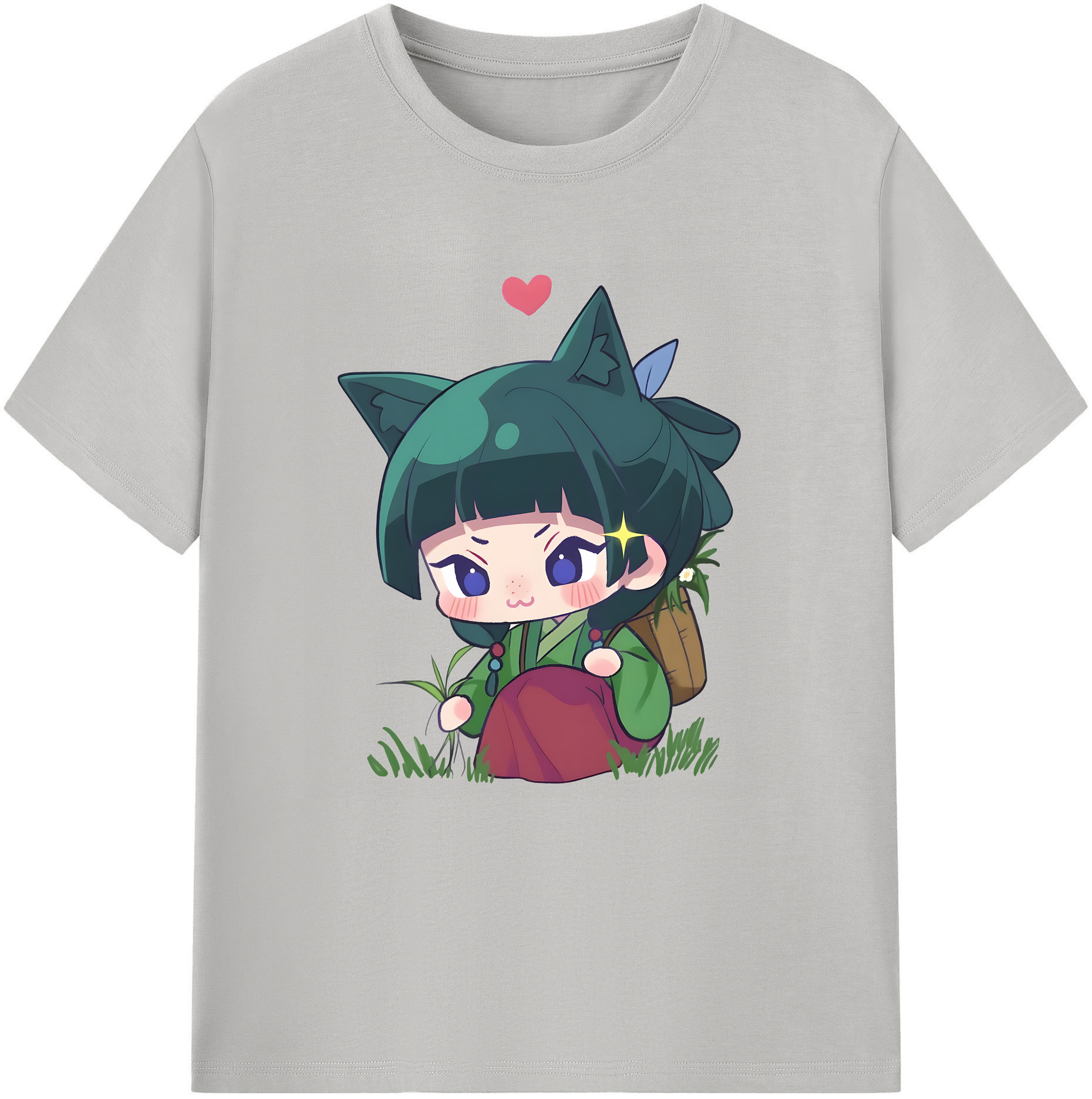 （画像用） 薬屋のひとりごと The Apothecary Diaries 綿100％半袖Tシャツ（フロントプリント）
