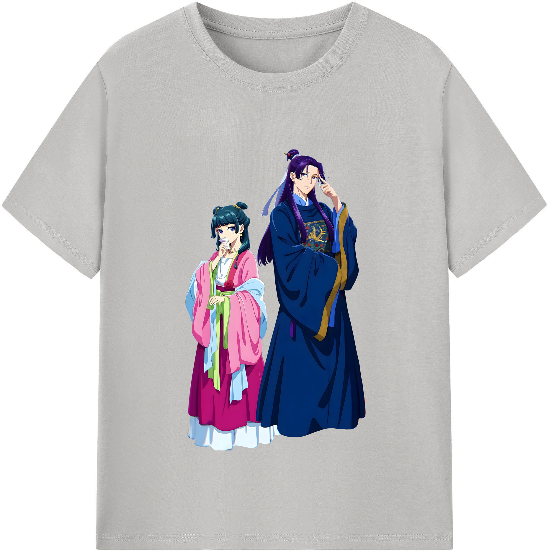 （画像用） 薬屋のひとりごと The Apothecary Diaries 綿100％半袖Tシャツ（フロントプリント）