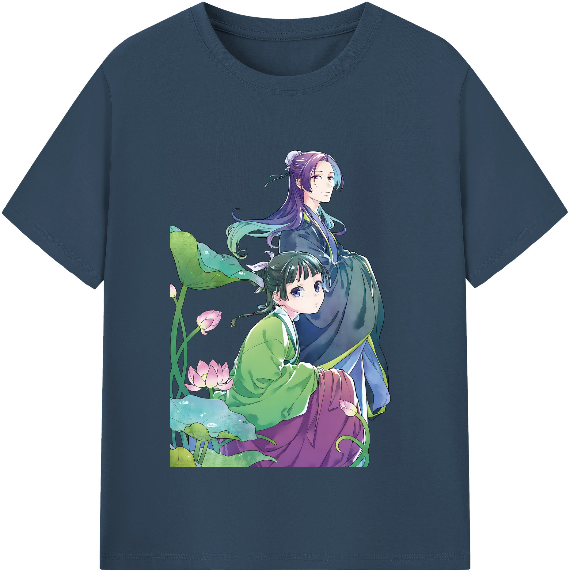 （画像用） 薬屋のひとりごと The Apothecary Diaries 綿100％半袖Tシャツ（フロントプリント）