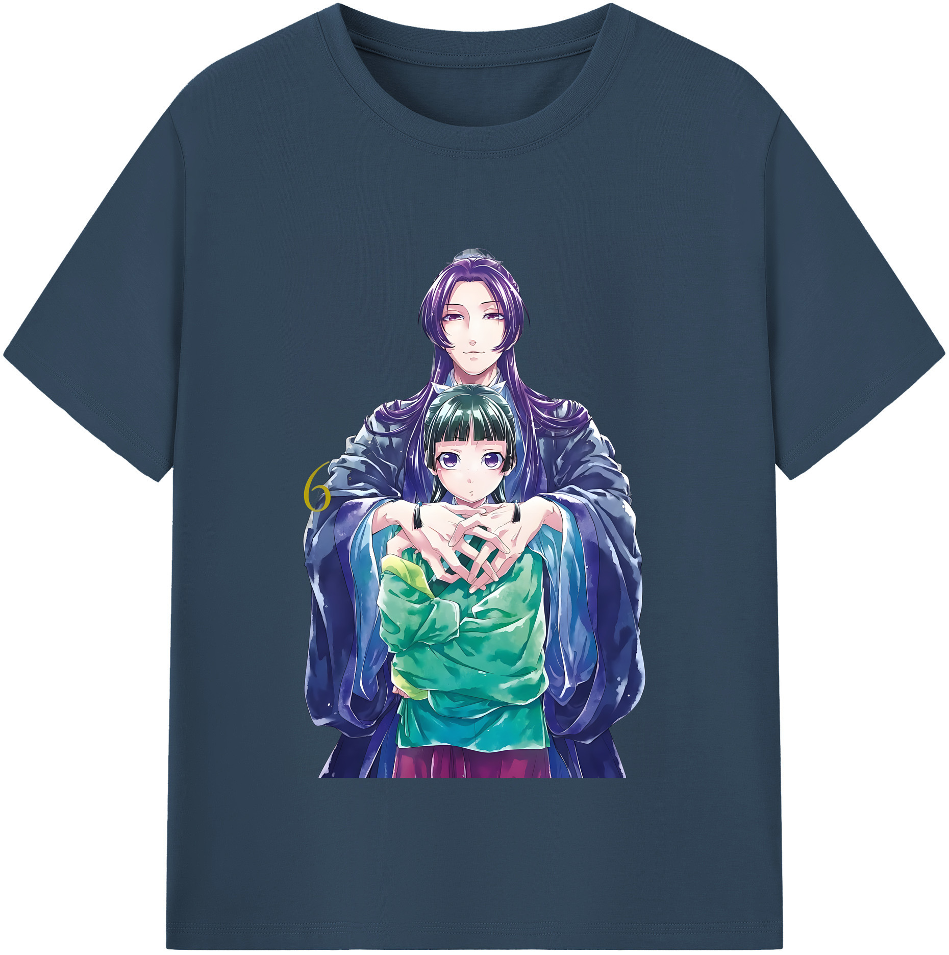 （画像用） 薬屋のひとりごと The Apothecary Diaries 綿100％半袖Tシャツ（フロントプリント）