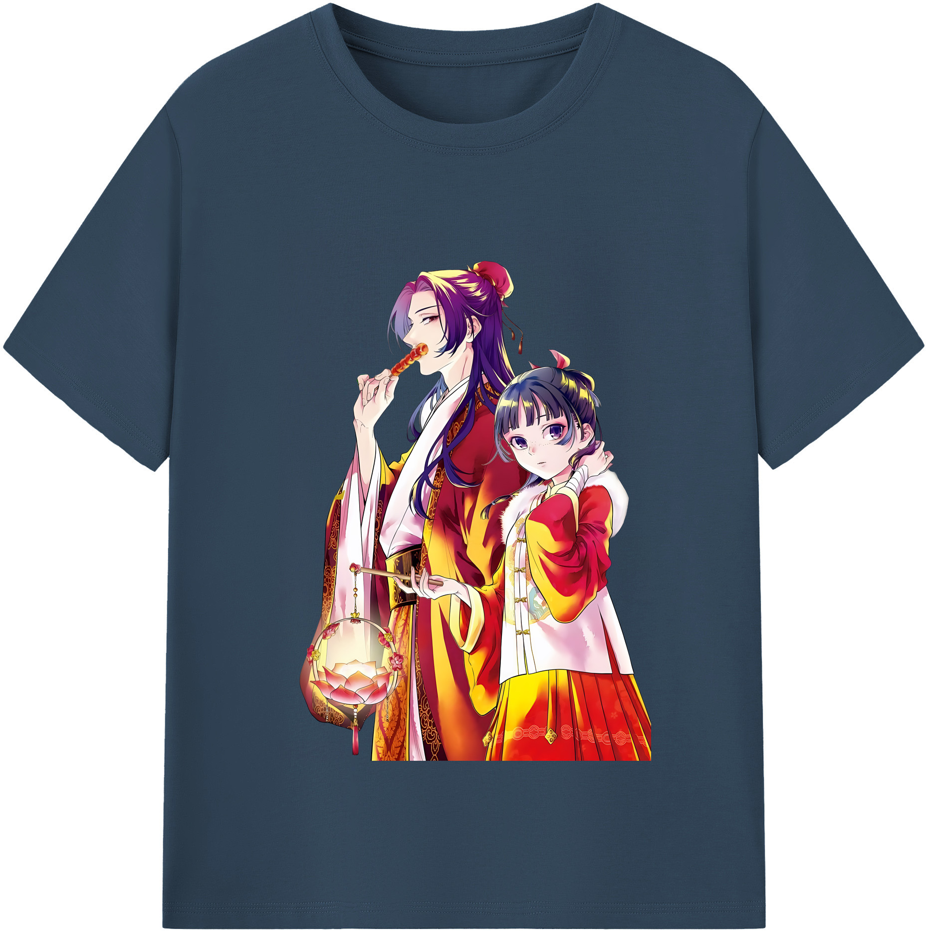 （画像用） 薬屋のひとりごと The Apothecary Diaries 綿100％半袖Tシャツ（フロントプリント）