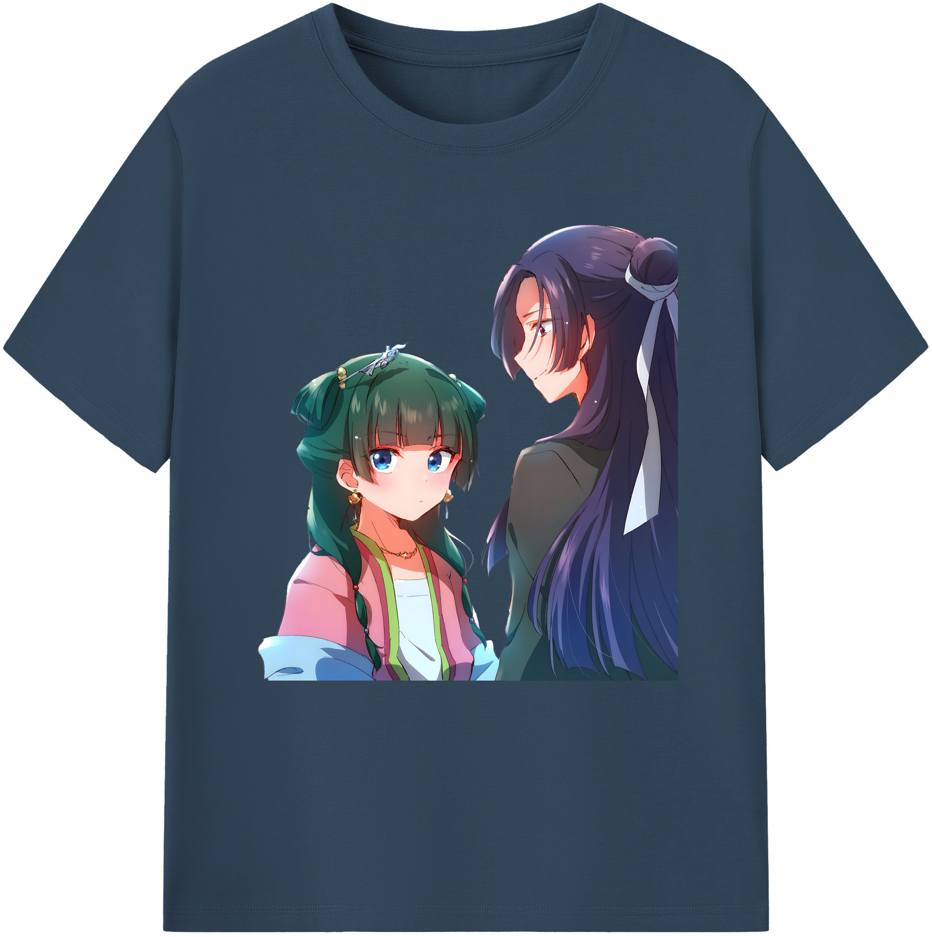 （画像用） 薬屋のひとりごと The Apothecary Diaries 綿100％半袖Tシャツ（フロントプリント）