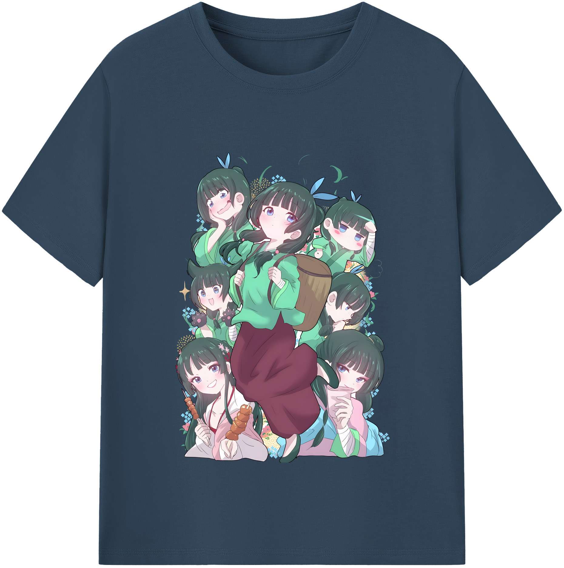 （画像用） 薬屋のひとりごと The Apothecary Diaries 綿100％半袖Tシャツ（フロントプリント）