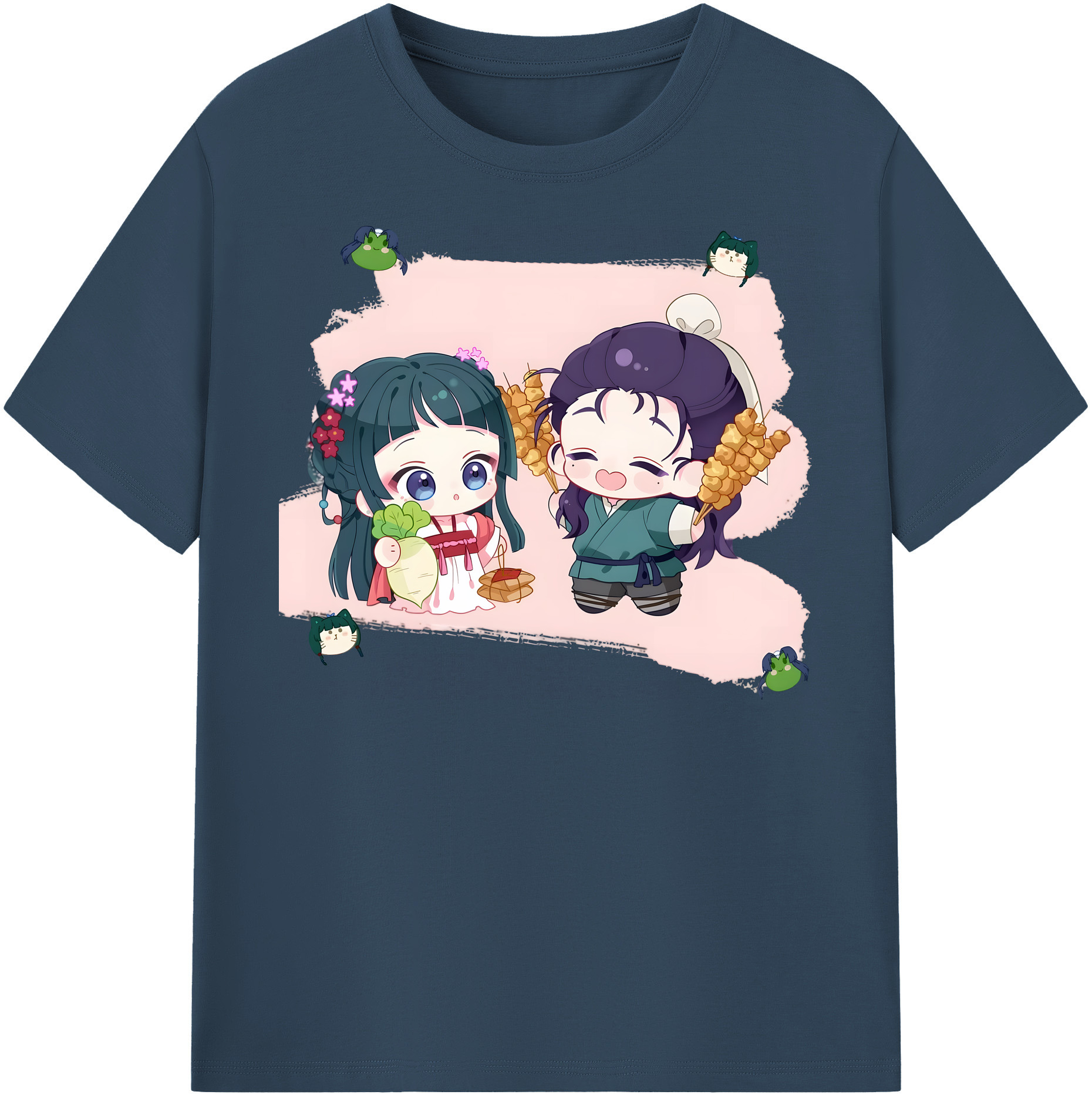 （画像用） 薬屋のひとりごと The Apothecary Diaries 綿100％半袖Tシャツ（フロントプリント）