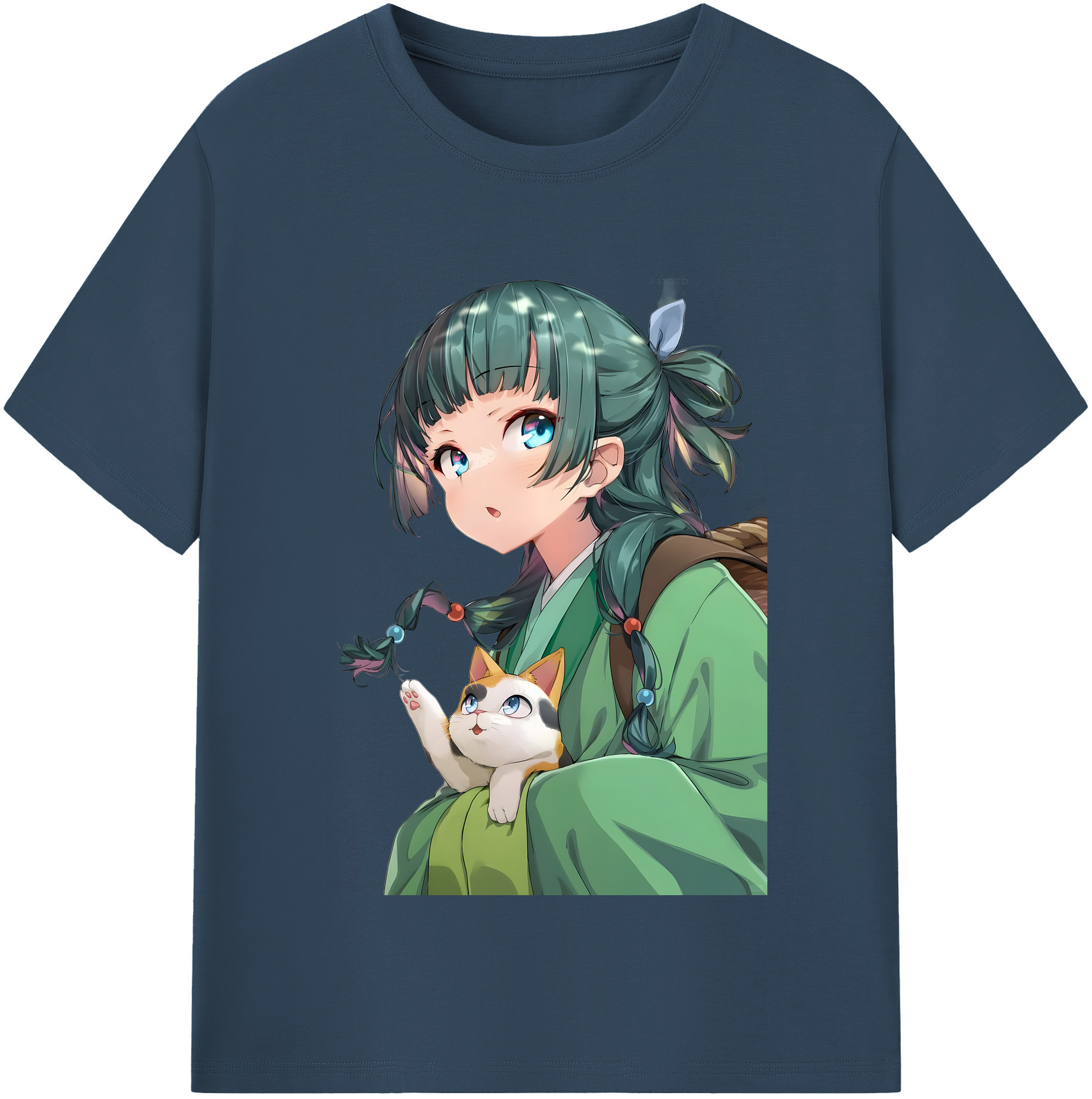 （画像用） 薬屋のひとりごと The Apothecary Diaries 綿100％半袖Tシャツ（フロントプリント）