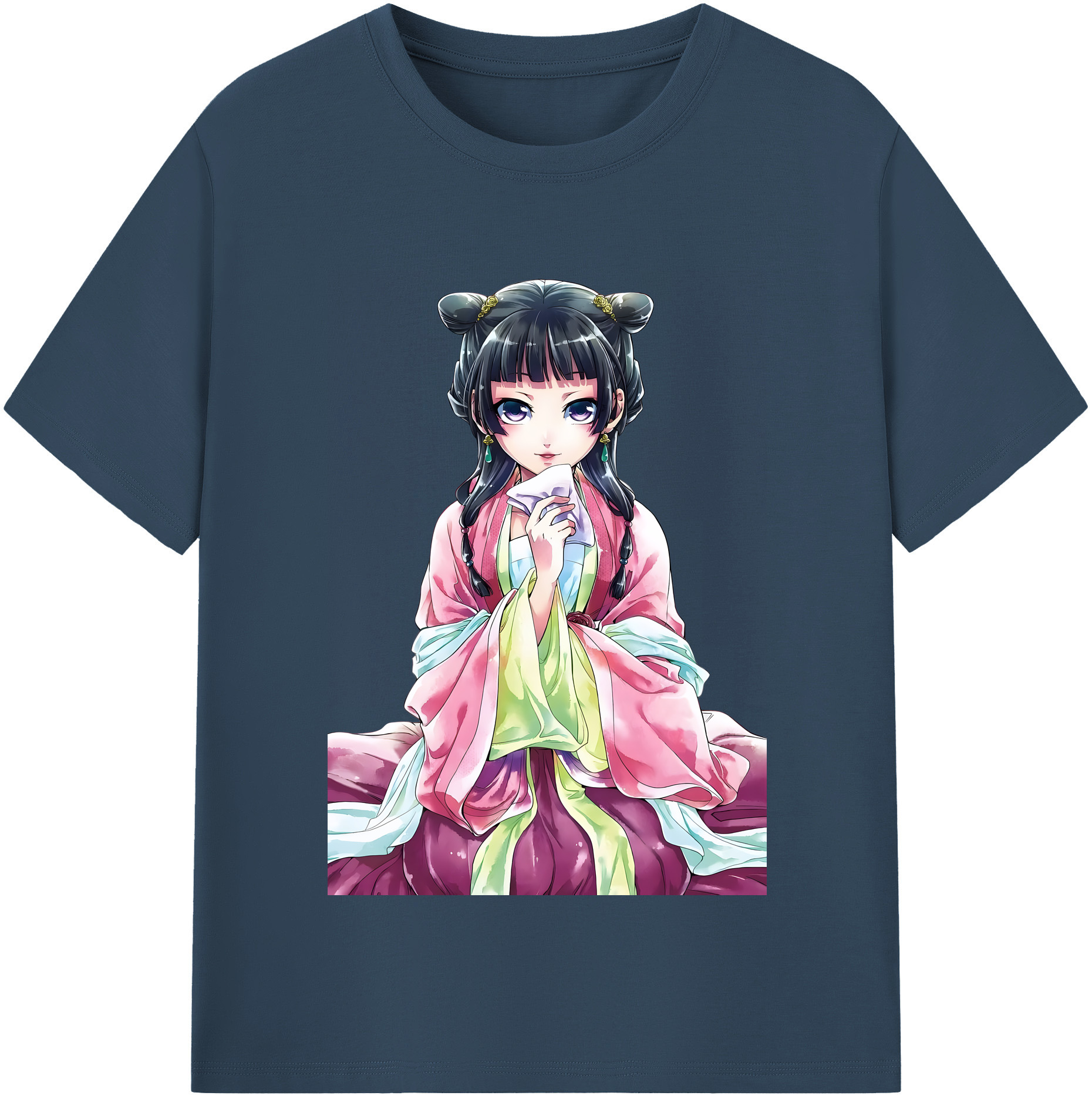 （画像用） 薬屋のひとりごと The Apothecary Diaries 綿100％半袖Tシャツ（フロントプリント）