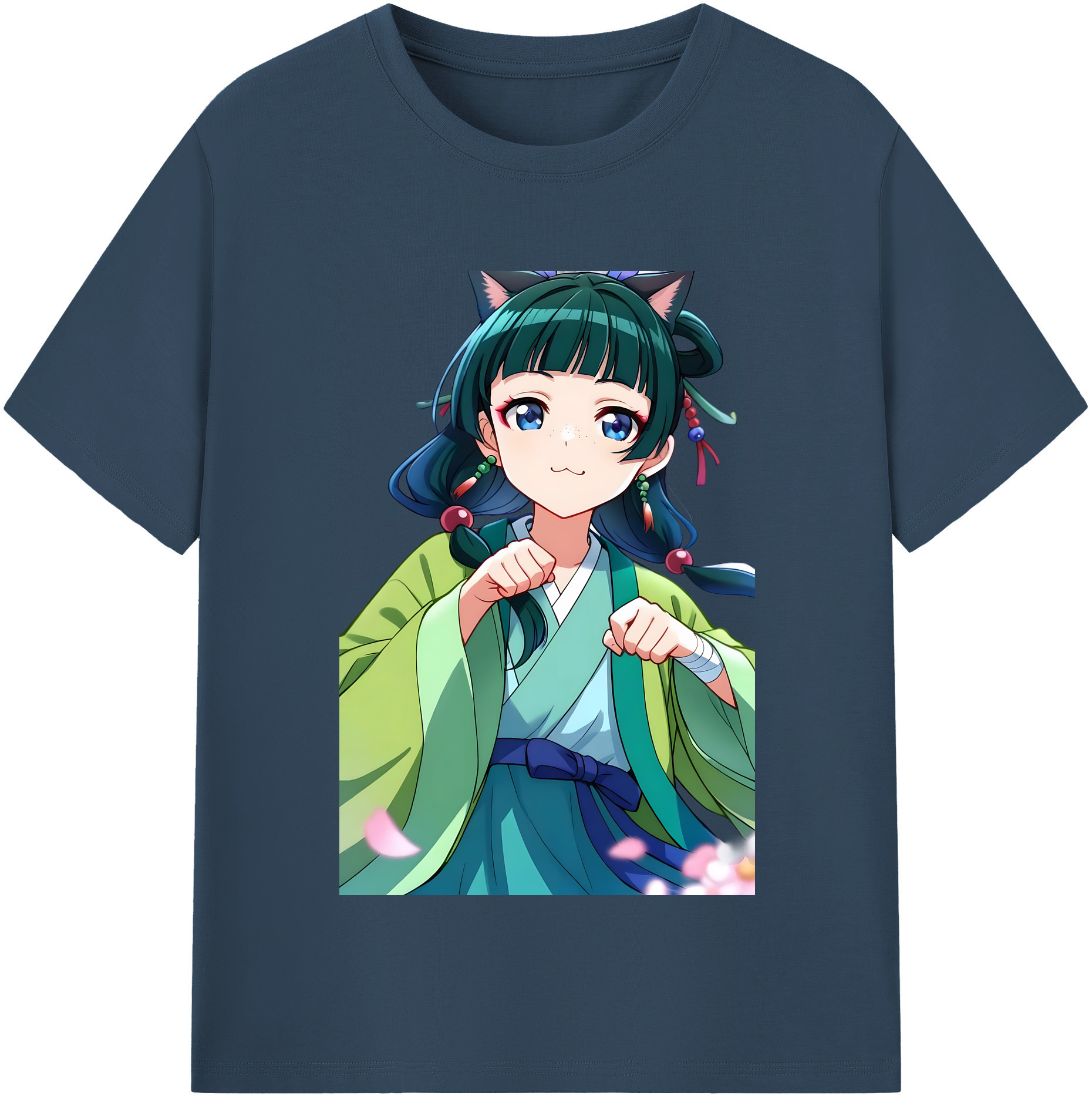 （画像用） 薬屋のひとりごと The Apothecary Diaries 綿100％半袖Tシャツ（フロントプリント）