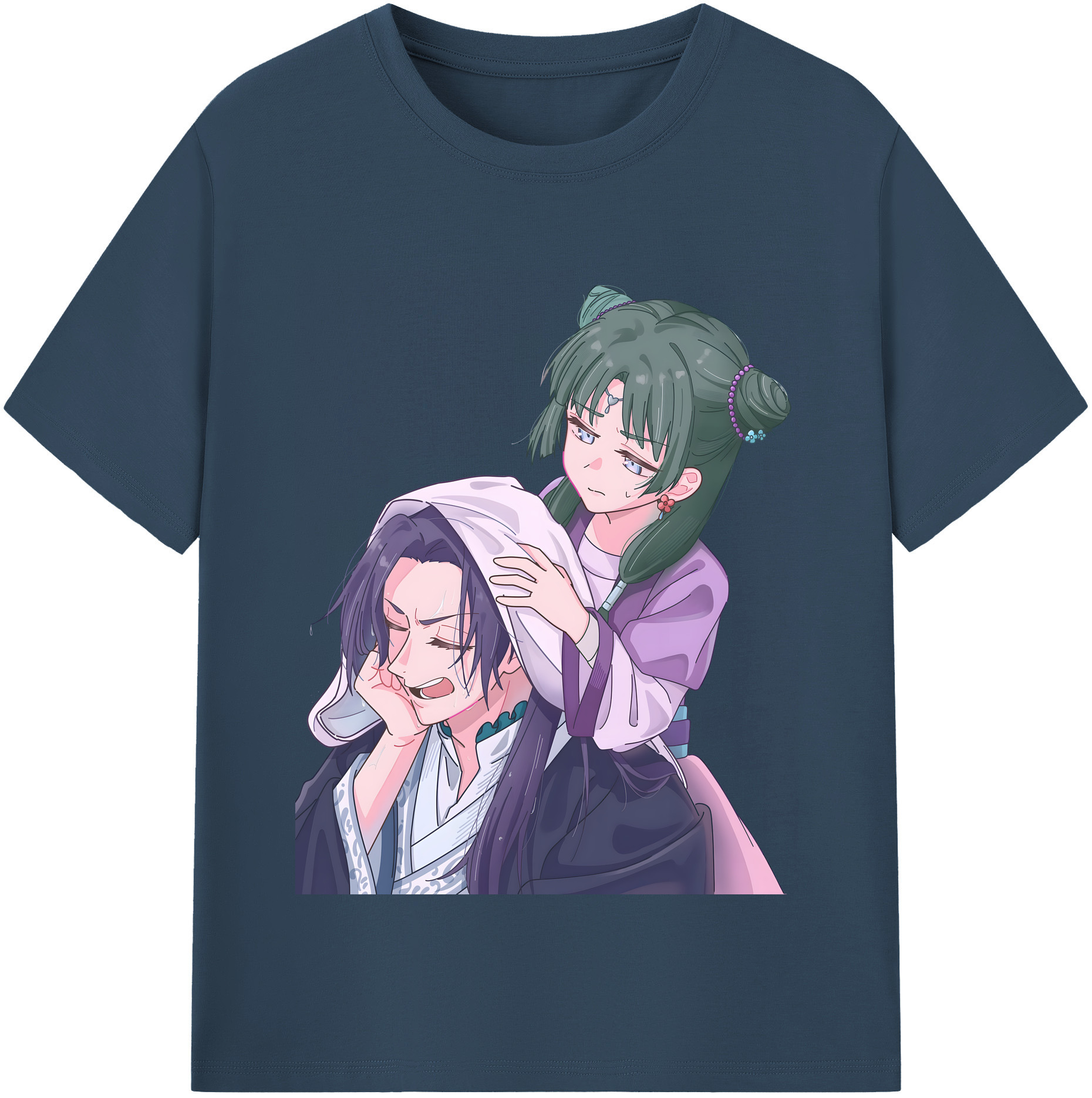 （画像用） 薬屋のひとりごと The Apothecary Diaries 綿100％半袖Tシャツ（フロントプリント）