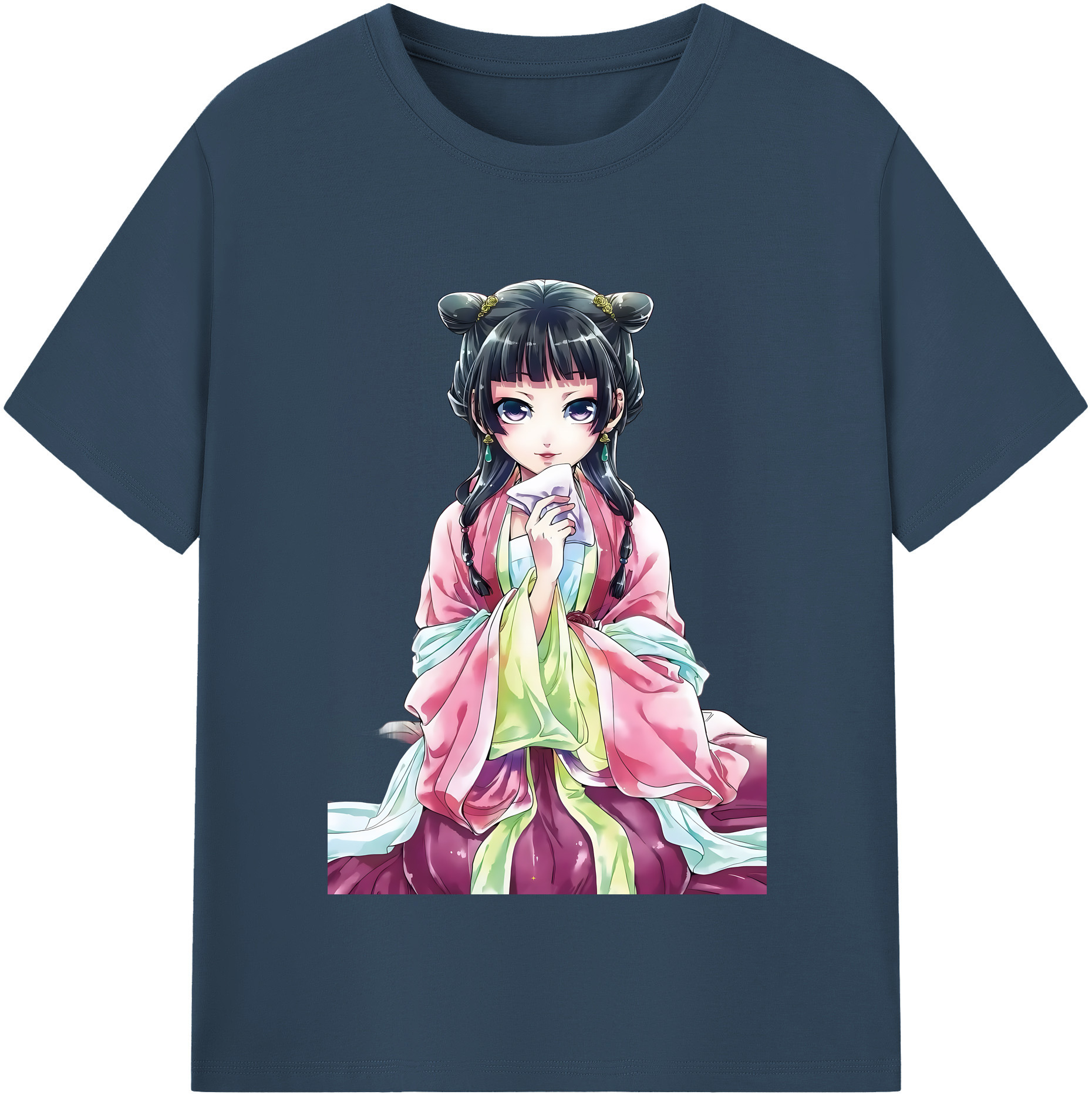 （画像用） 薬屋のひとりごと The Apothecary Diaries 綿100％半袖Tシャツ（フロントプリント）