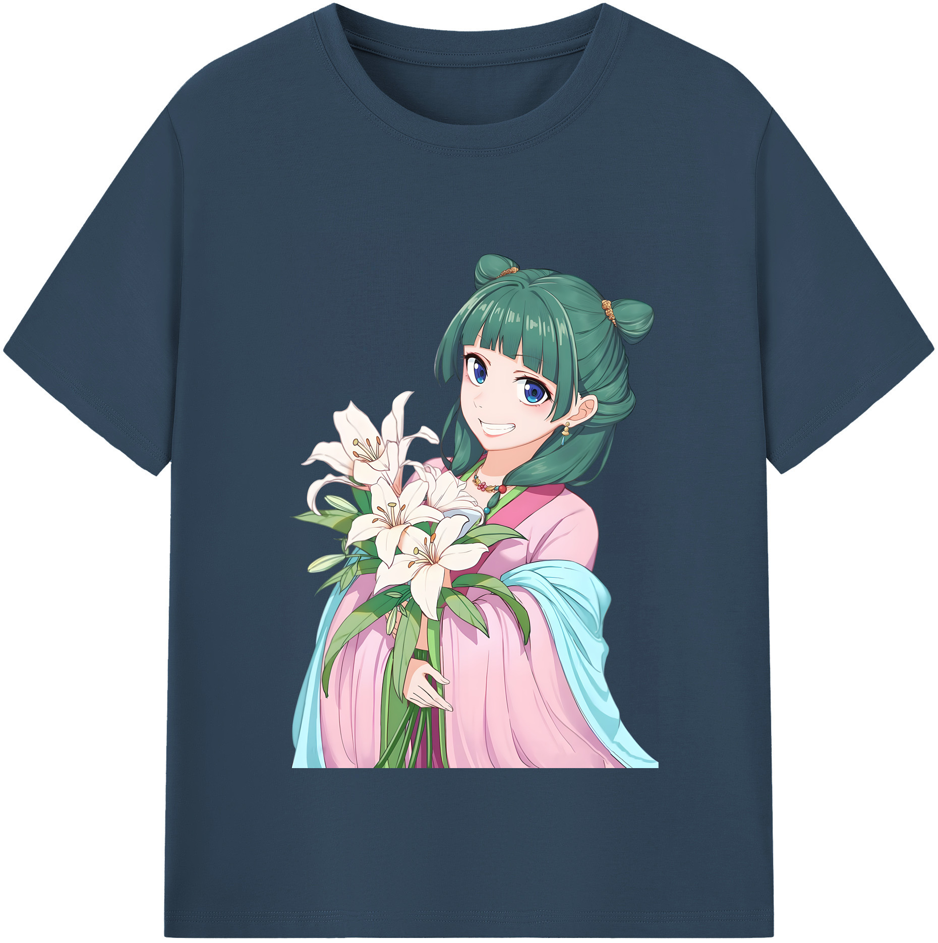 （画像用） 薬屋のひとりごと The Apothecary Diaries 綿100％半袖Tシャツ（フロントプリント）