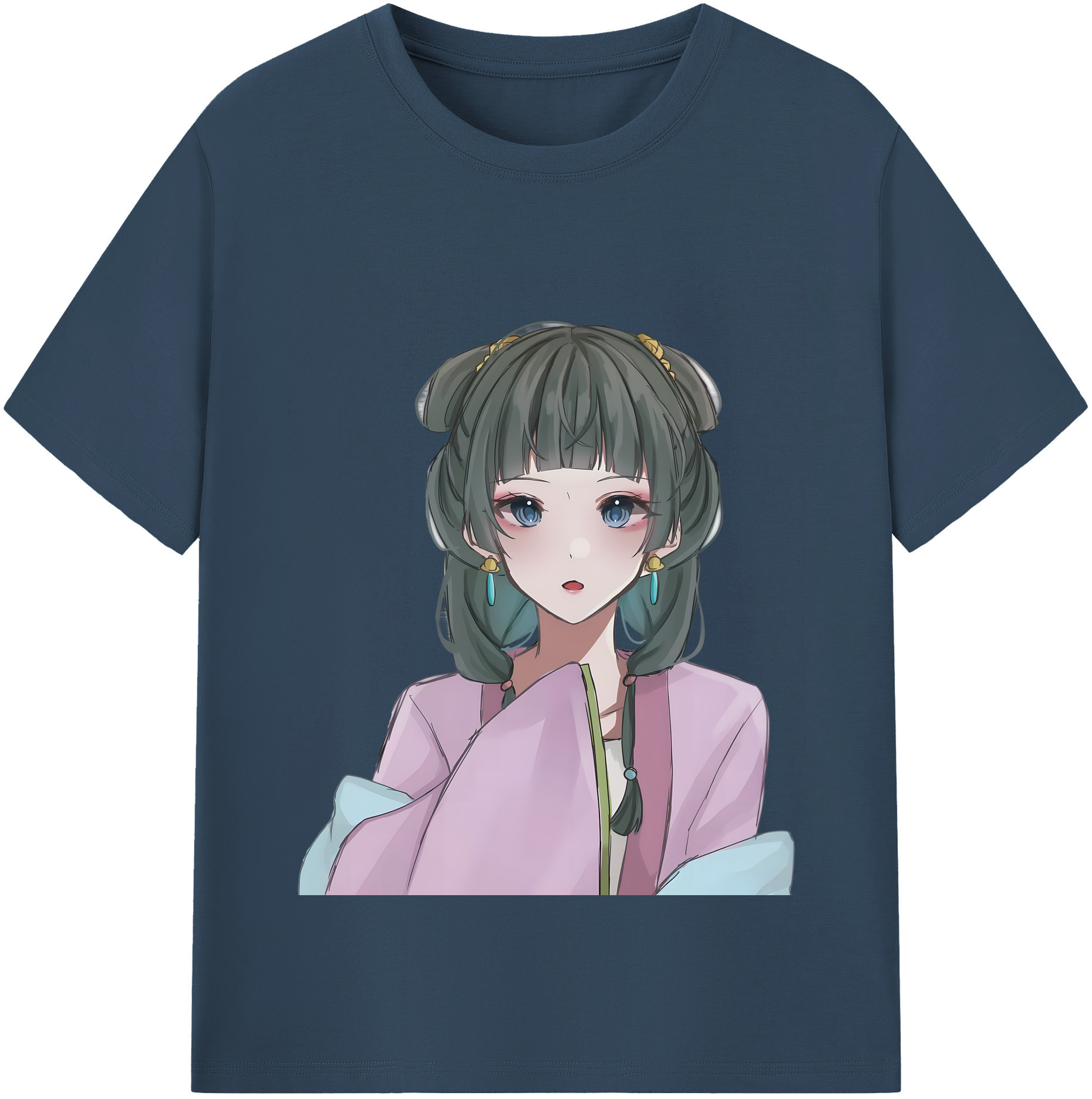 （画像用） 薬屋のひとりごと The Apothecary Diaries 綿100％半袖Tシャツ（フロントプリント）