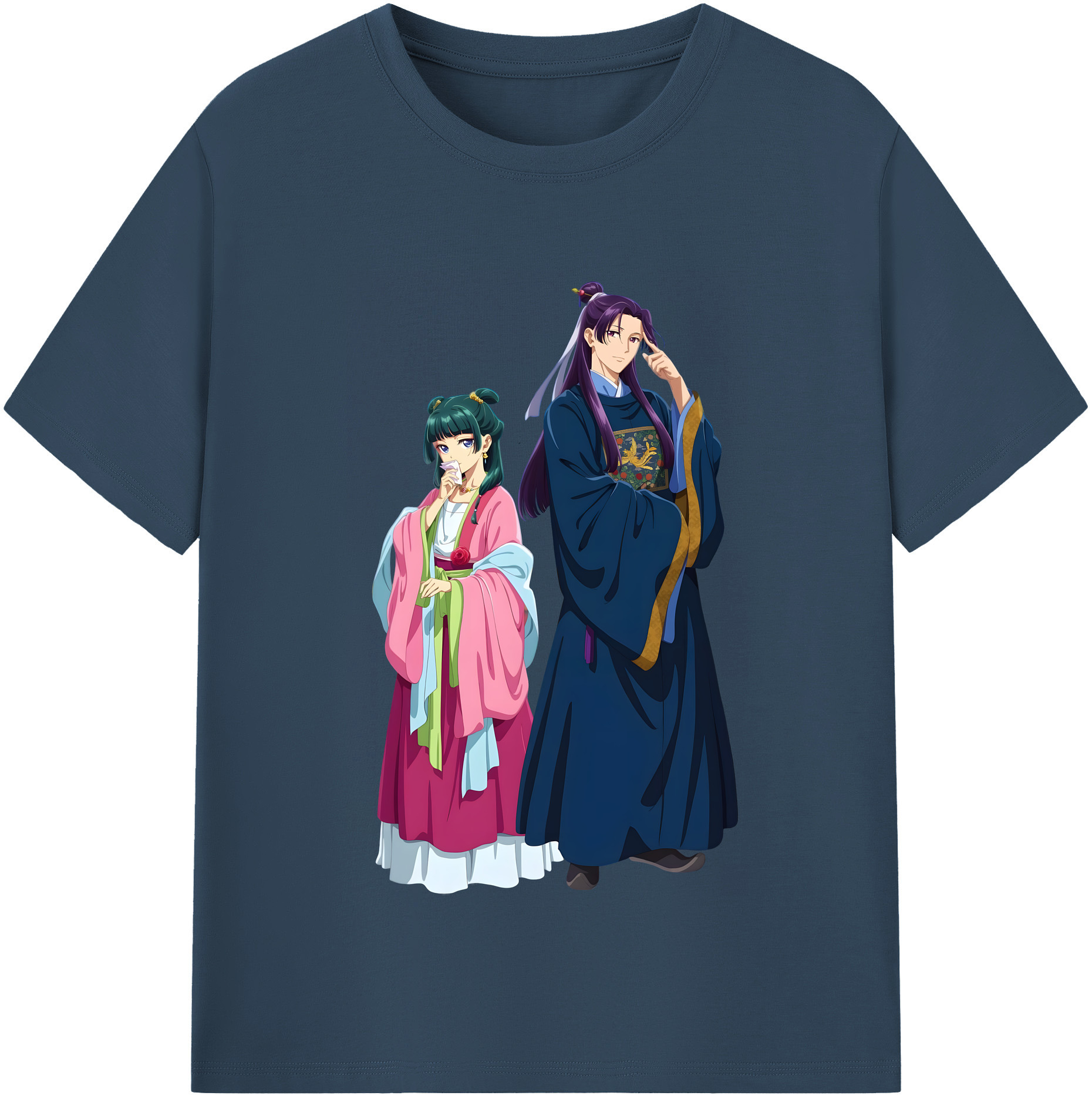 （画像用） 薬屋のひとりごと The Apothecary Diaries 綿100％半袖Tシャツ（フロントプリント）