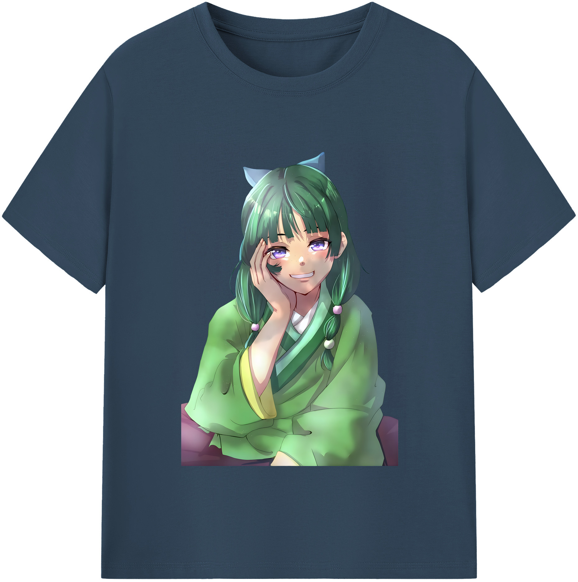 （画像用） 薬屋のひとりごと The Apothecary Diaries 綿100％半袖Tシャツ（フロントプリント）